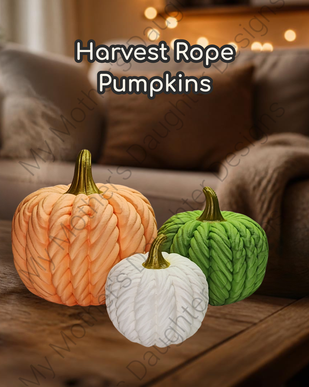 Harvest Rope Pumpkin