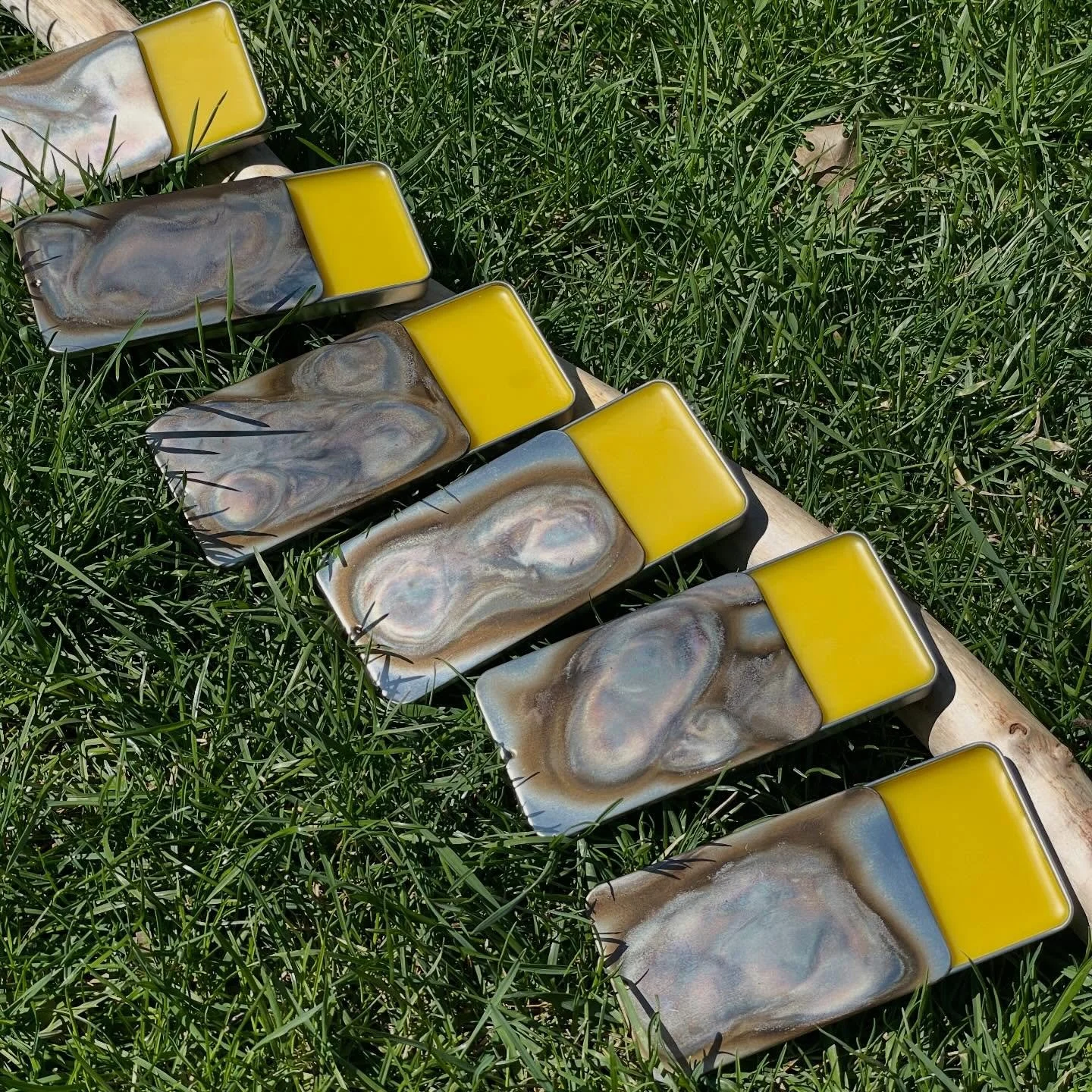 Wood wax coming soon to keep your brush handles smooth and long lasting. 

Beeswax 🐝 + raw linseed oil (flax)= Natures butter 🧈

Torched the top because why not set more things on fire 🔥