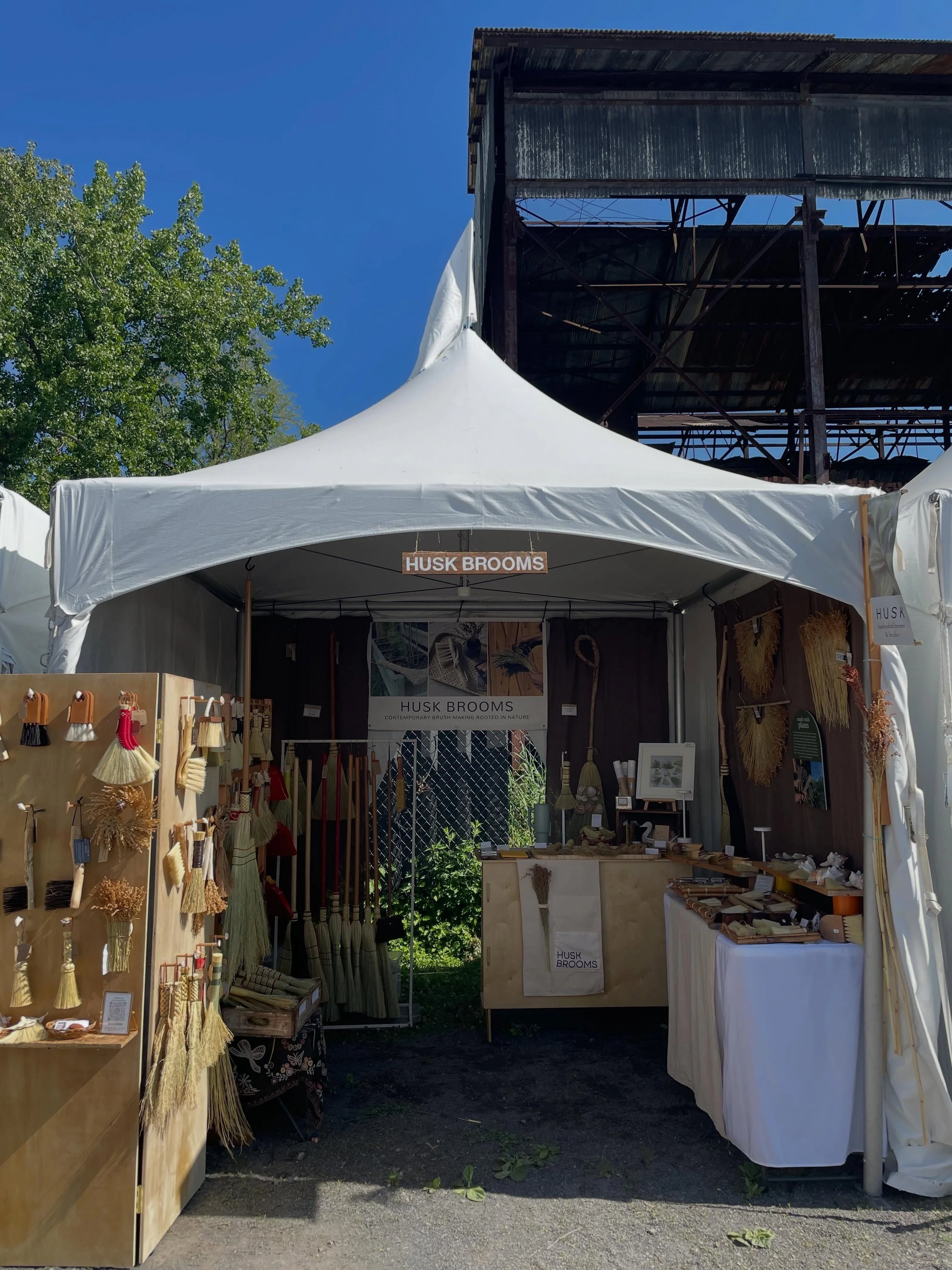 All set up at @fieldandsupply Spring Market! Shop over 250 carefully curated vendors, enjoy live music, and treat yourself to local eats &mdash; all set against the stunning backdrop of the @huttonbrickyards 🧱 

May 29th - May 31st&nbsp;
10AM - 6PM 