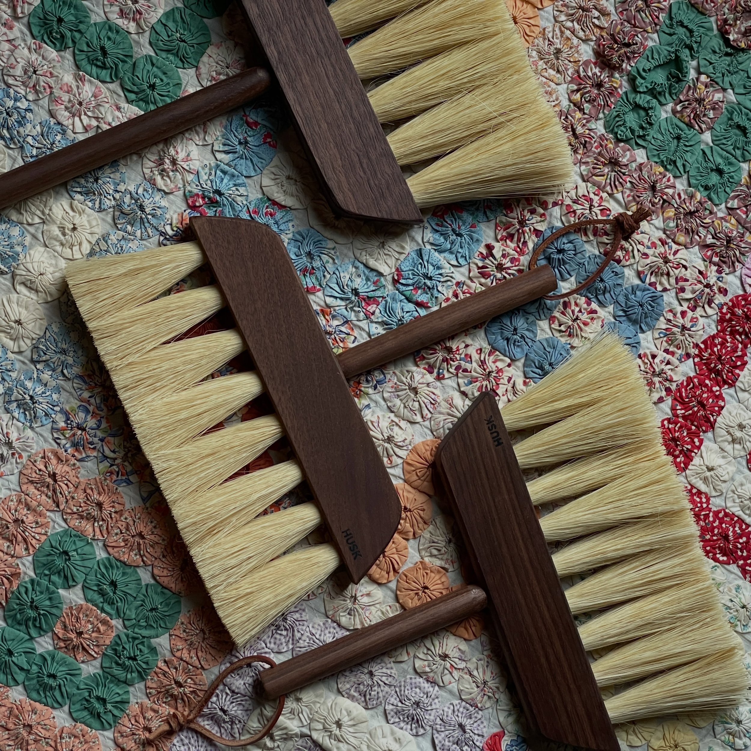 Simple tools for everyday use 🏡 

The walnut tampico brushes may be my new favorite object to make. Crafting up some mini versions for the holiday but loving these statement pieces. Perfect size to hang with a dustpan, or near a roaring fireplace. 

