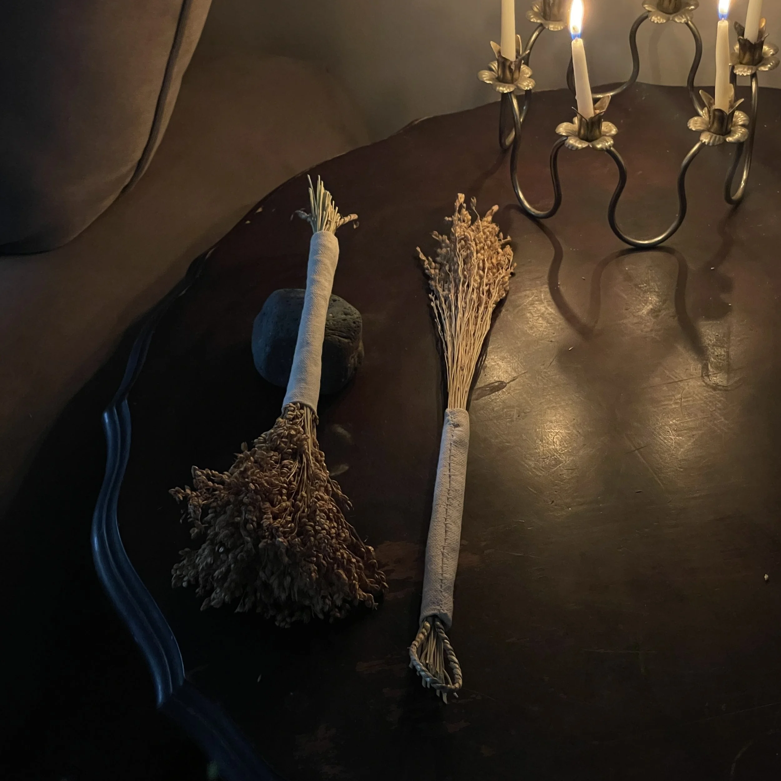 Stitched Broomcorn Bundles