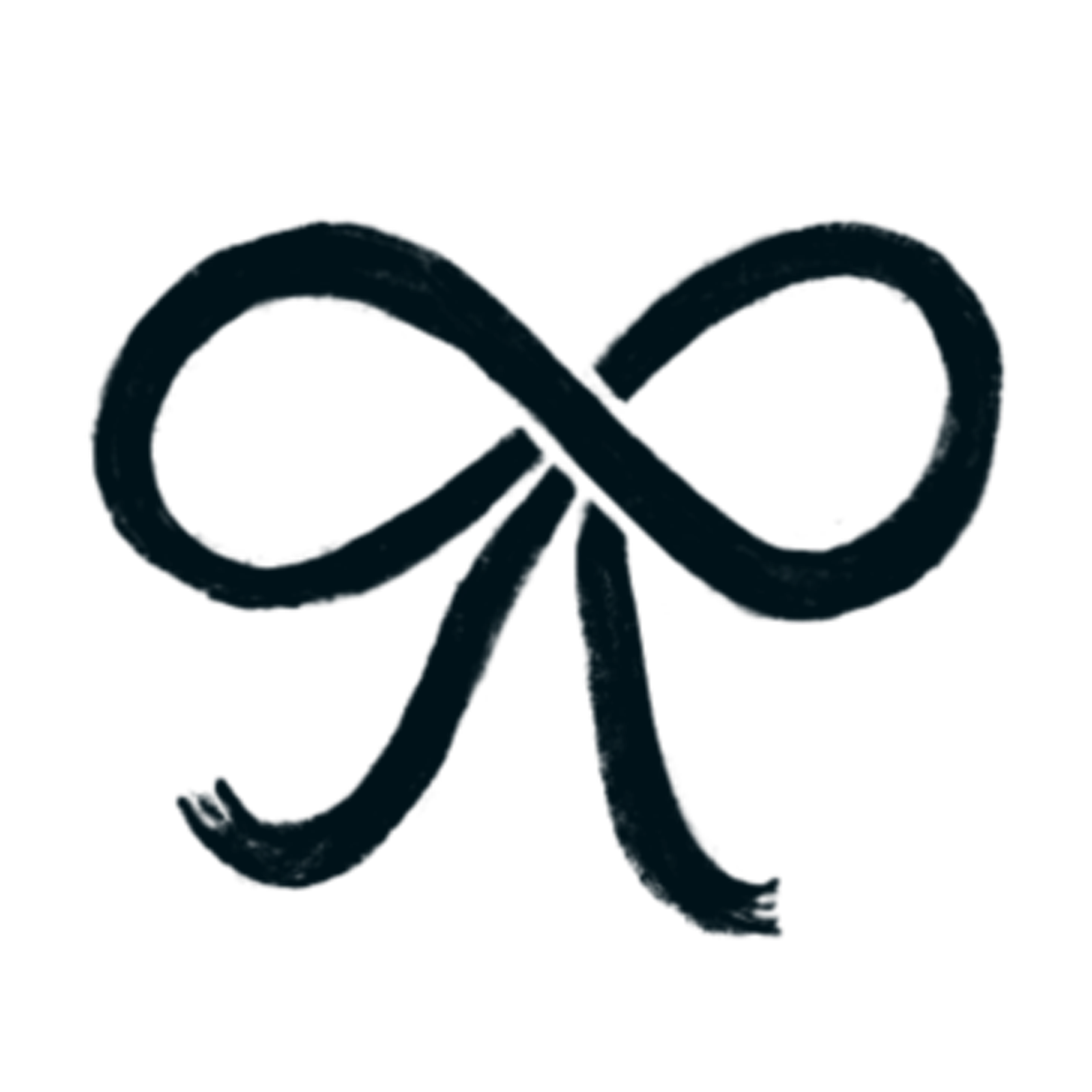 illustration of ribbon tied in a bow, representing structure and refinement