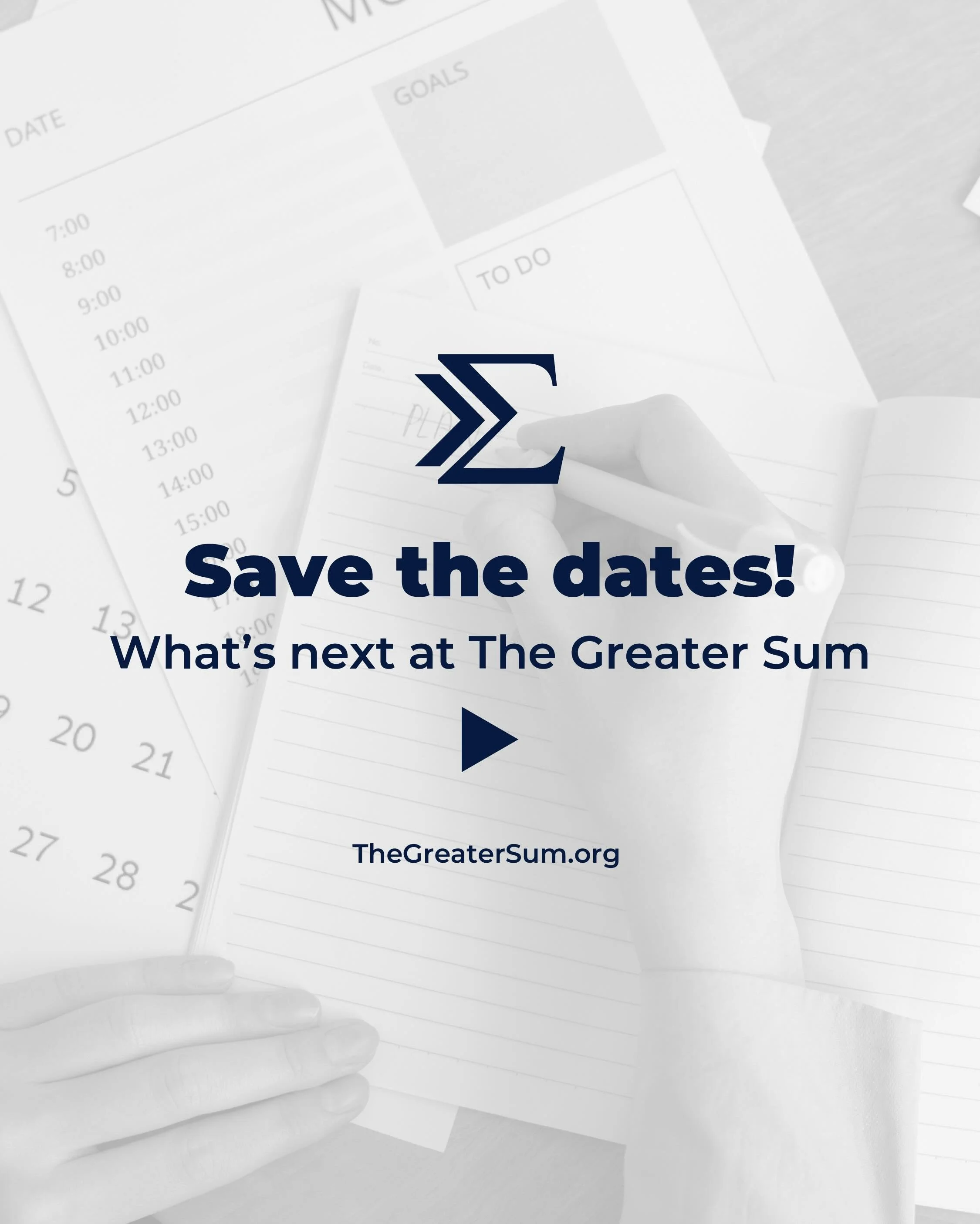 Save the dates! 🗓️

Whether you&rsquo;re brand new to the Greater Sum community, currently enrolled in the Virtual Incubator Program, or a VIP grad, we have events and opportunities for you!

Coming up in June...
Virtual Incubator July/August Cohort