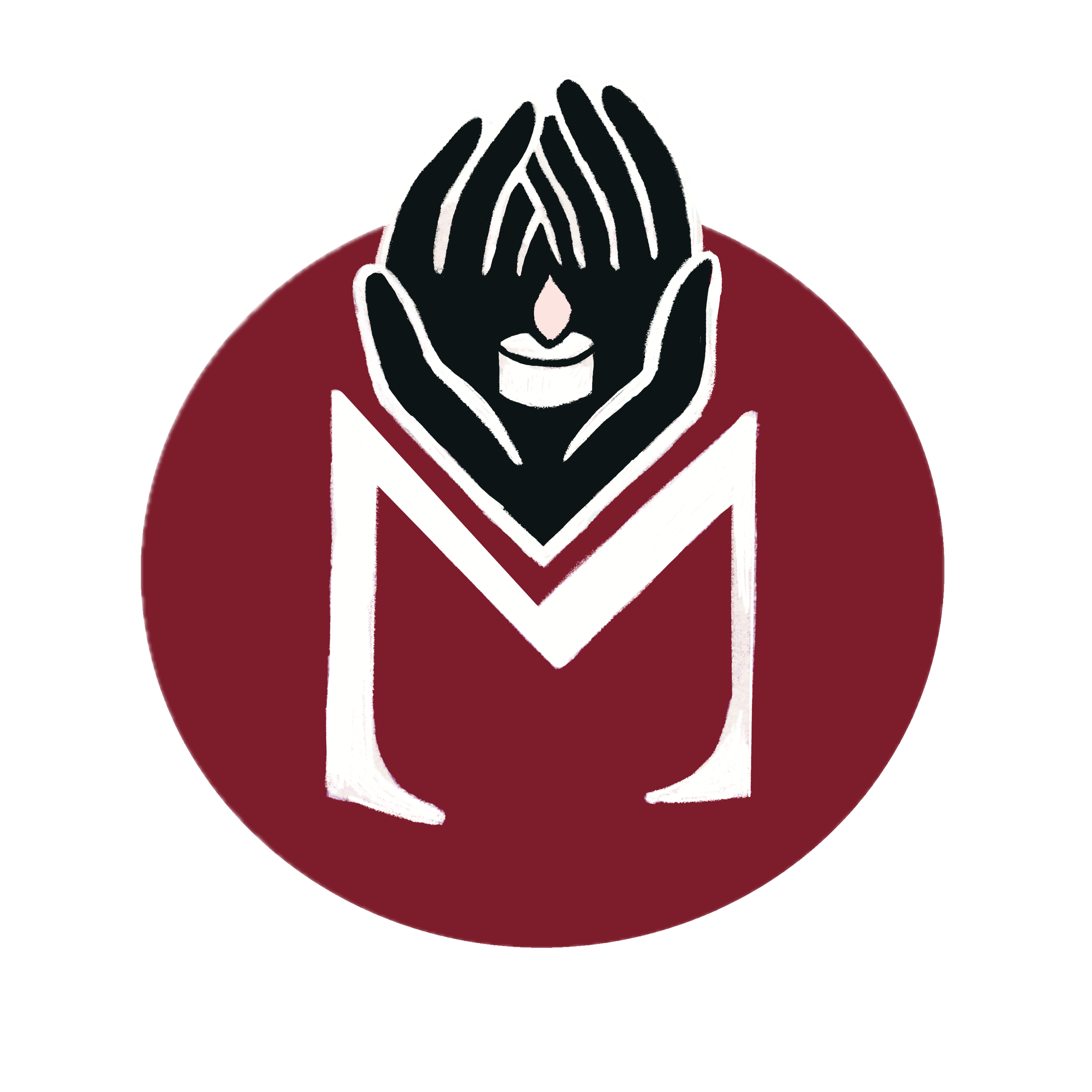 community icon with hands forming a protective shape around a figure