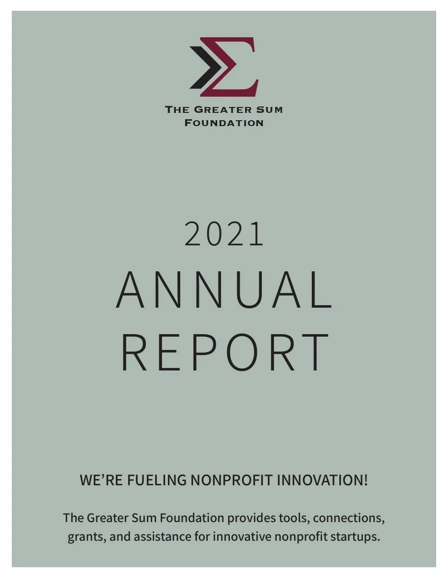 Cover of the Greater Sum's 2021 Annual Report