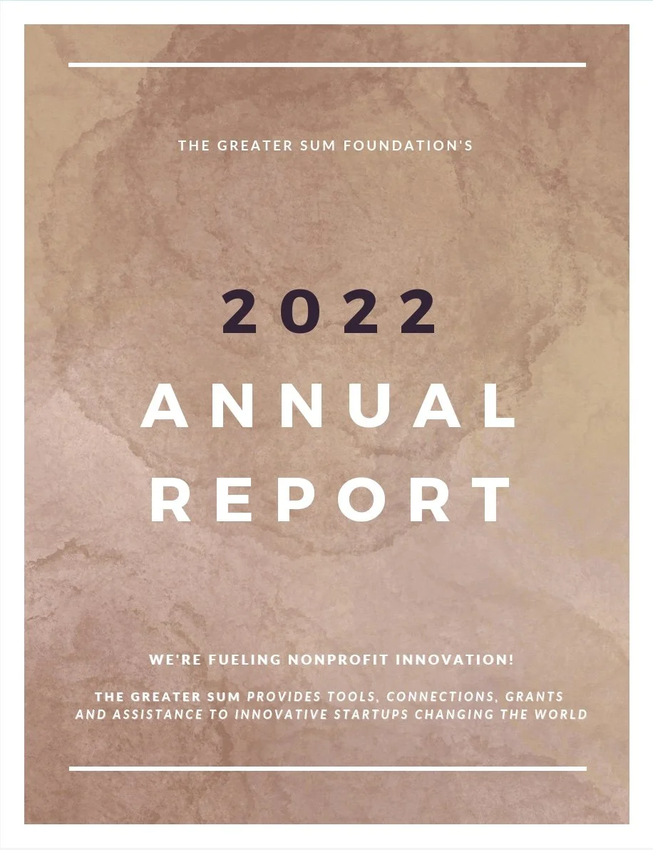 Cover of the Greater Sum's 2022 Annual Report