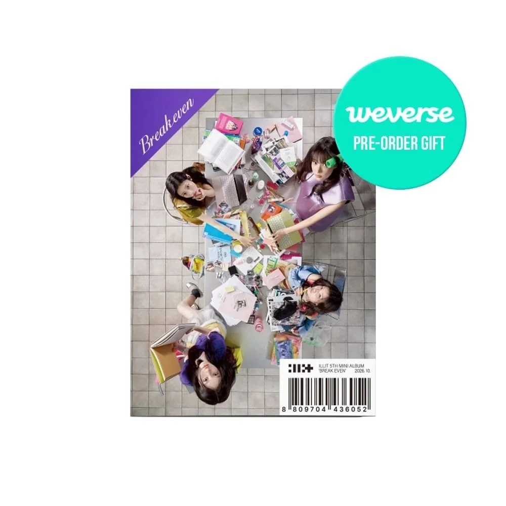 (Pre-Order) (With WEVERSE POBs! WEVERSE Exclusive) ILLIT - BREAK EVEN (WEVERSE Albums Ver.)