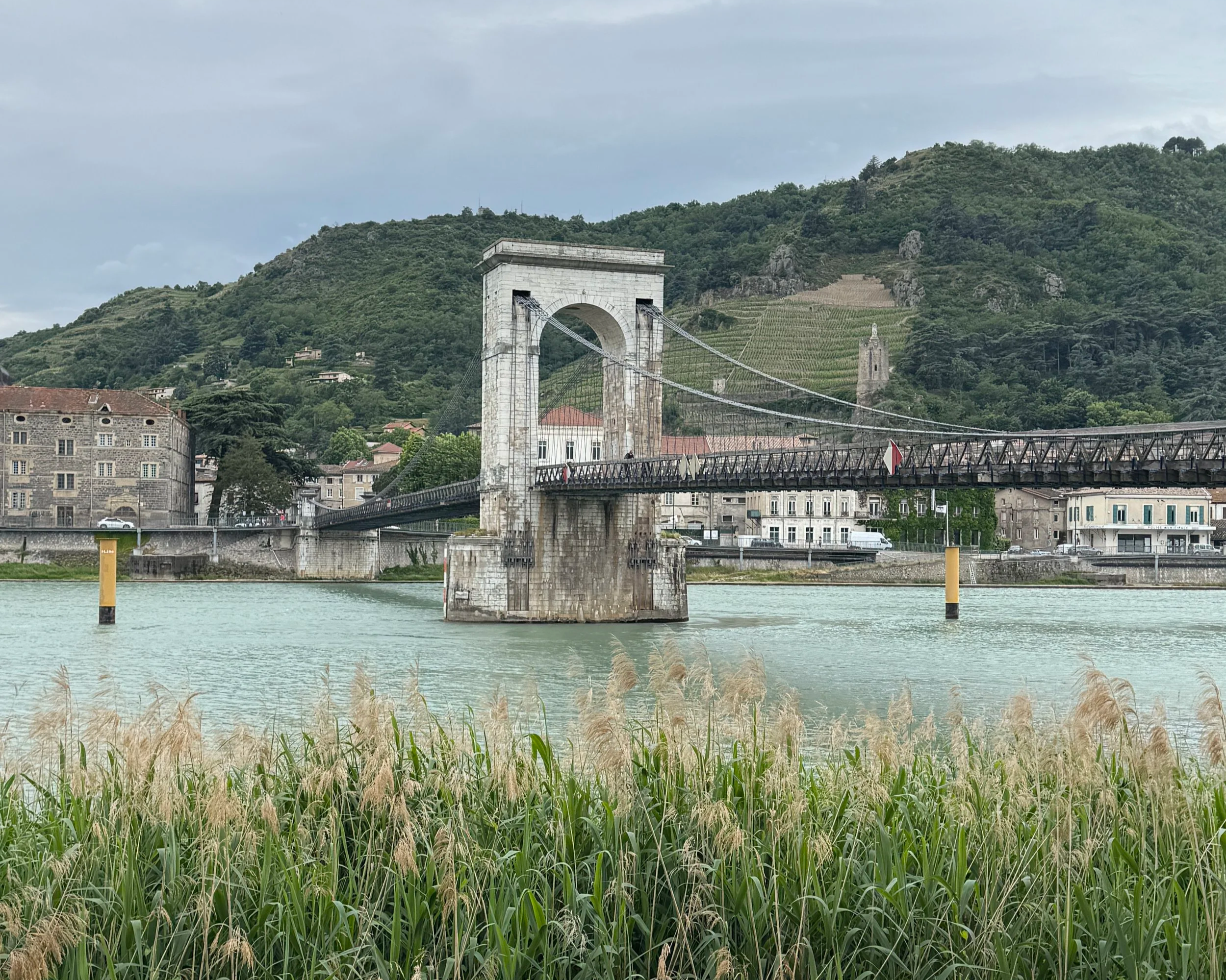 Brücke von Tain-l'Hermitage im Rhonetal