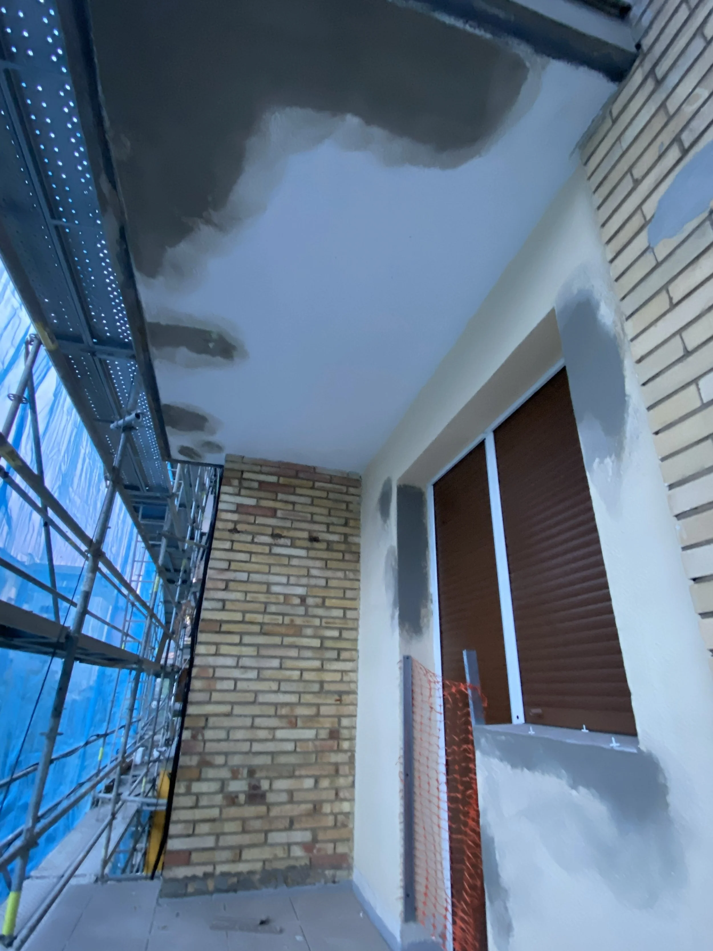 enfoscado techos balcones