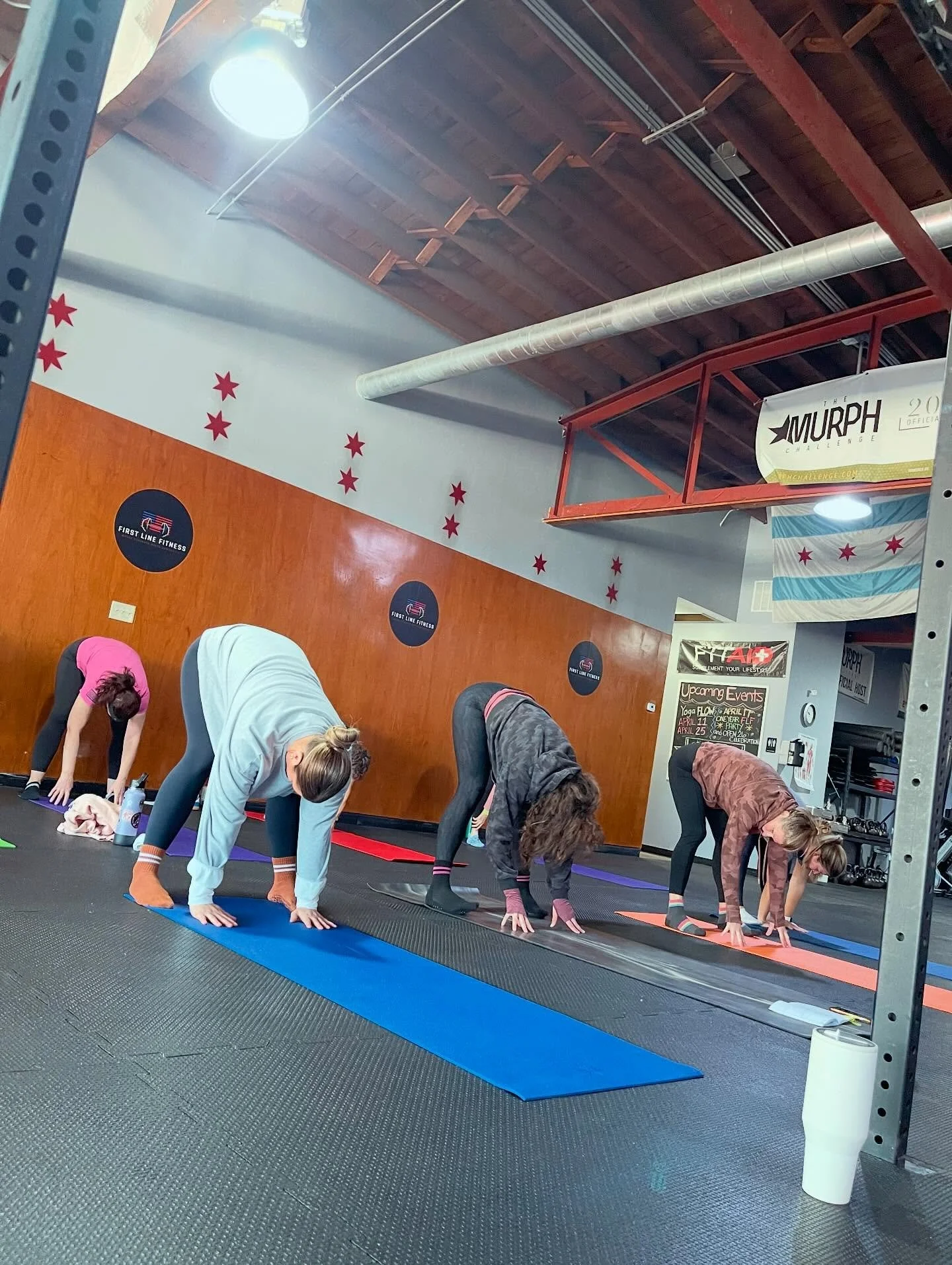 Flow into the weekend with us 🧘&zwj;♀️

Join Maria McIntyre this Saturday at 9:30AM for Yoga Flow &mdash; the perfect way to prep your body for Murph 🇺🇸

Improve mobility, loosen up tight muscles, recover, relax, and get your body feeling ready fo