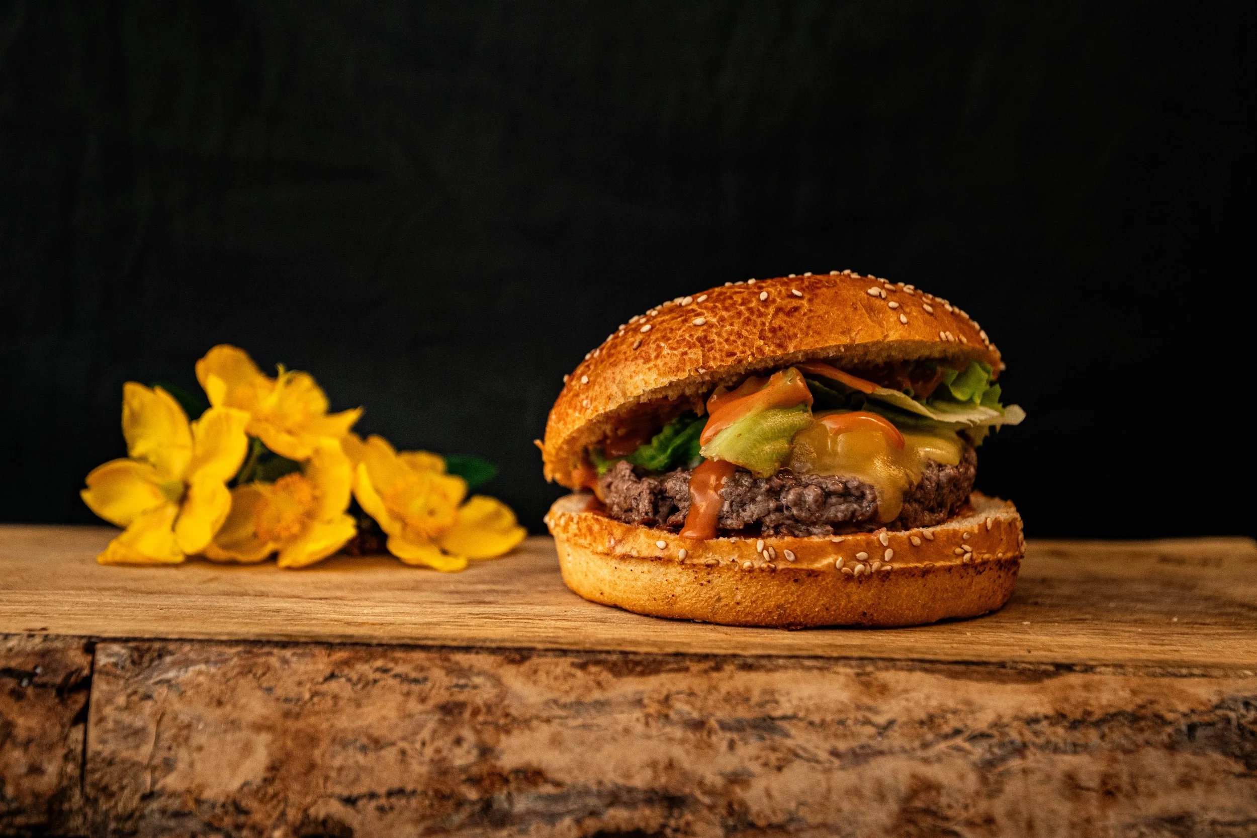 photo culinaire hamburger