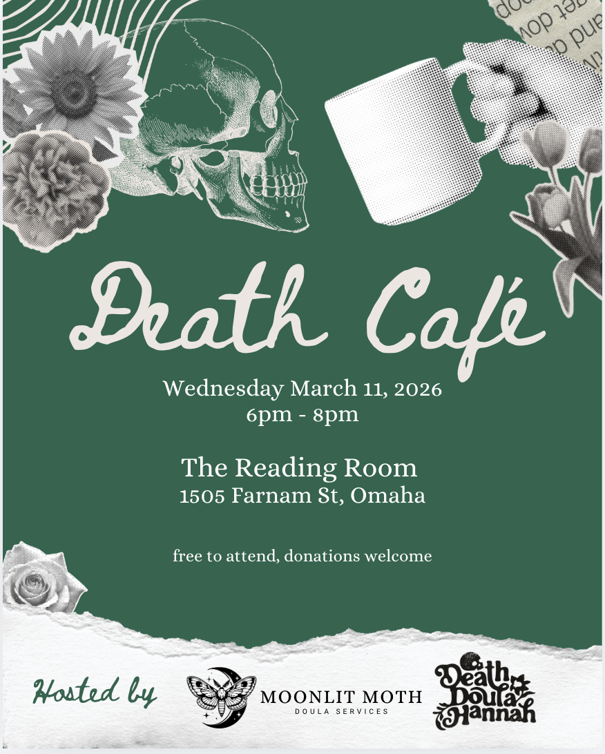 Omaha Death Cafe at the Reading Room, Omaha