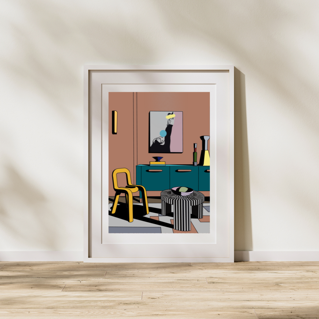 Living Room Digital Print