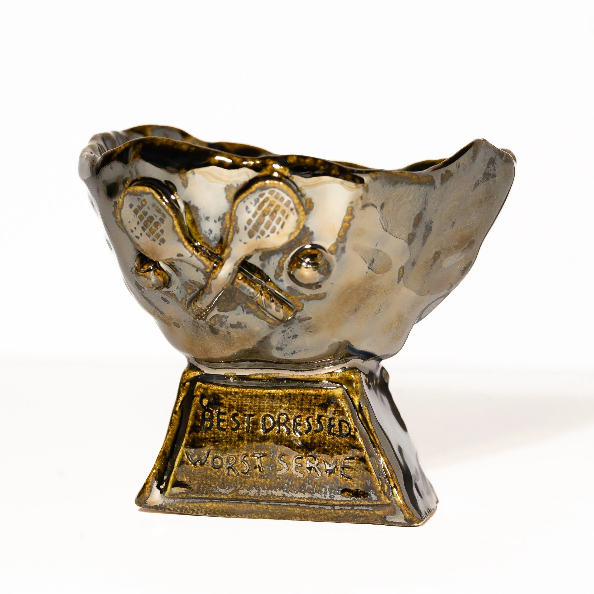 "Best Dressed, Worst Serve" Trophy