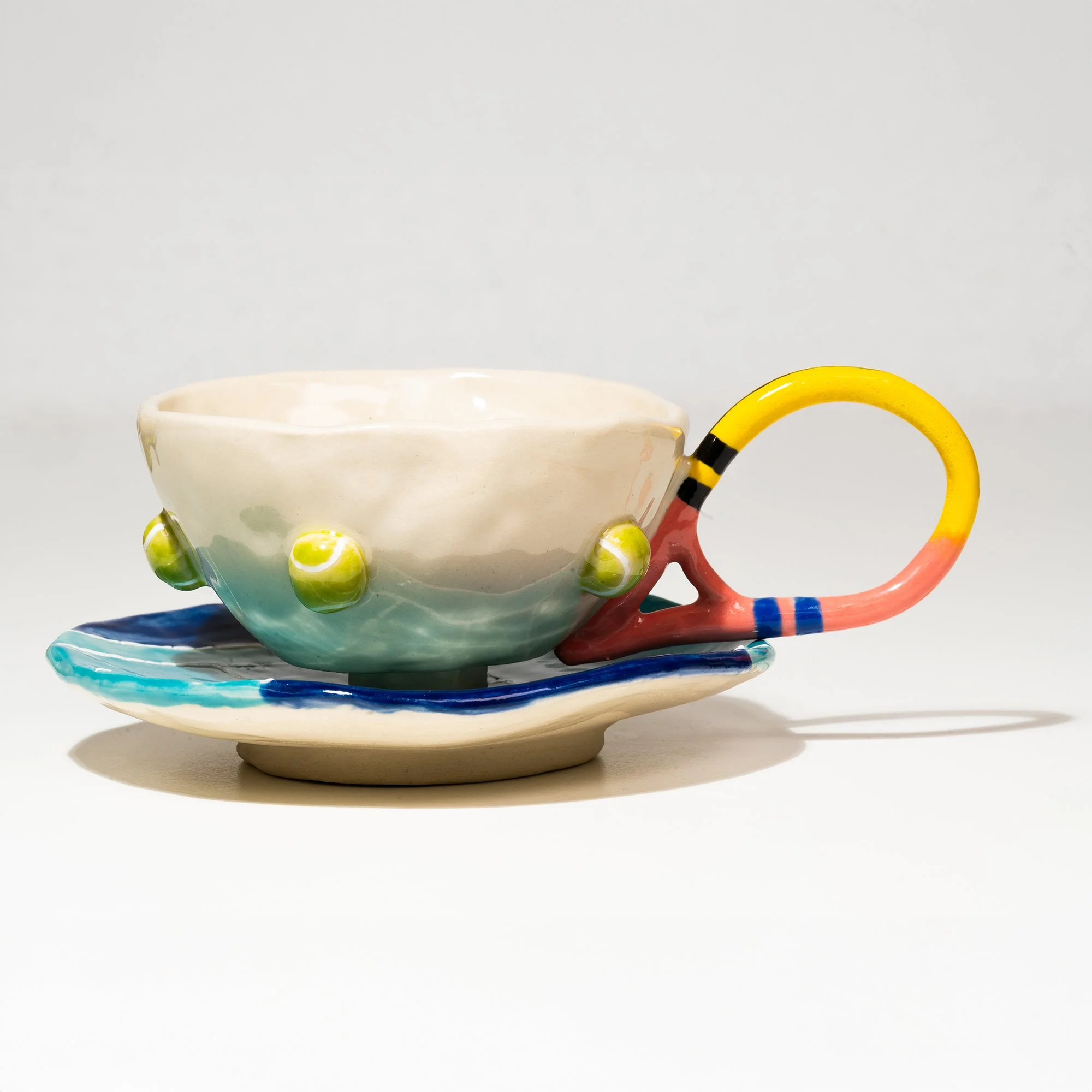 Down The T - Tea Cup & Saucer