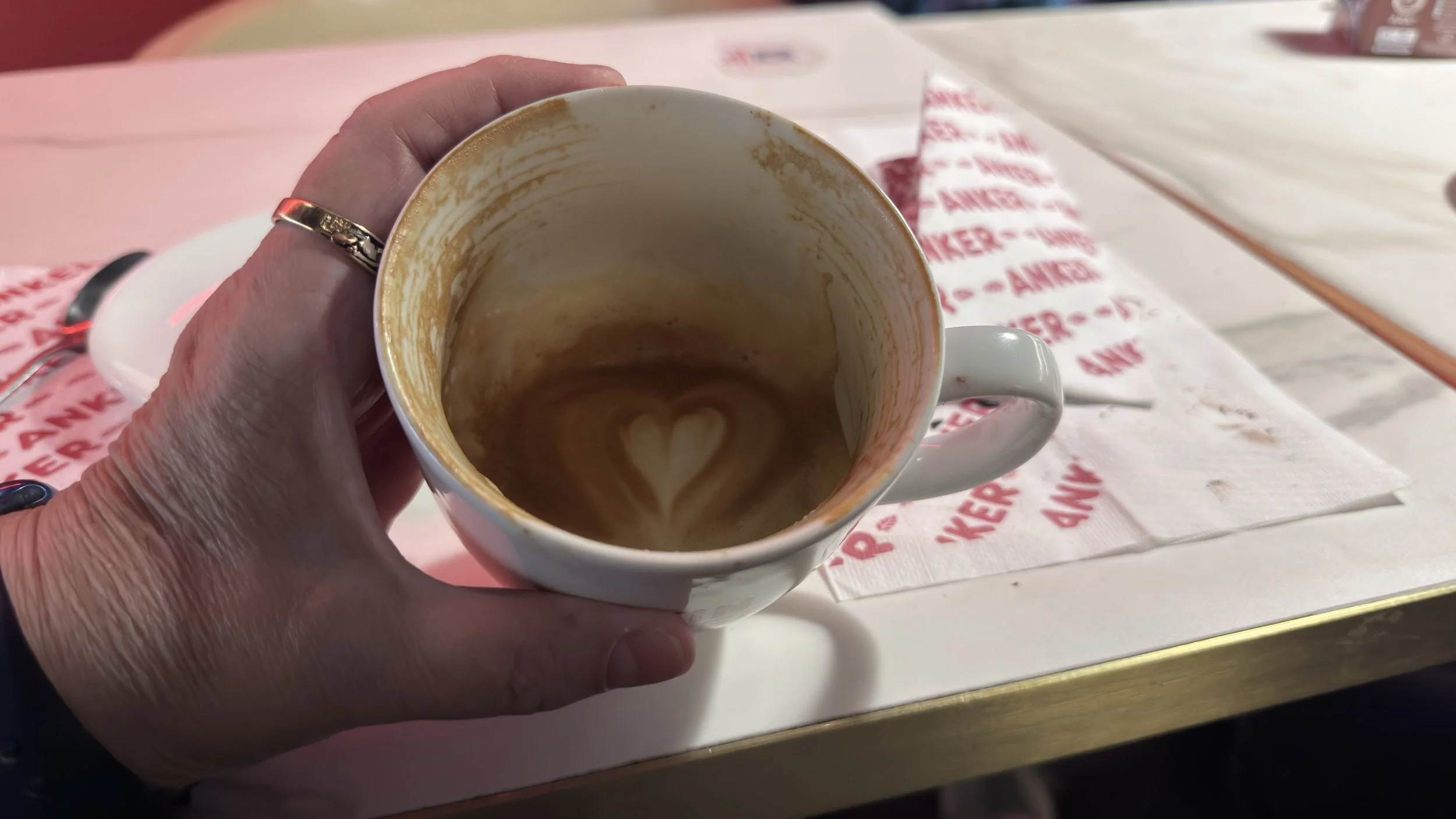 Hearts to the bottom of the cup