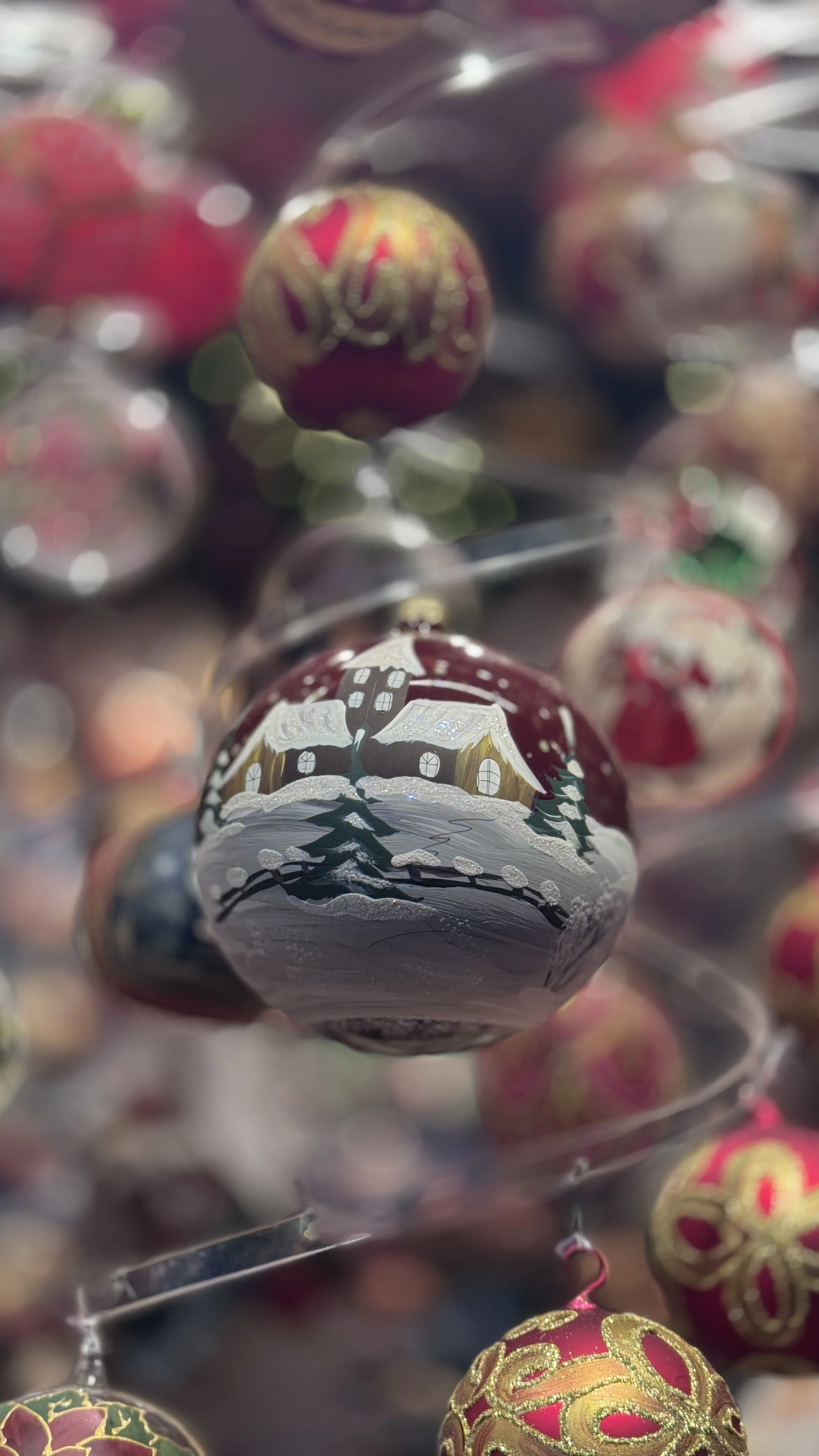 Some of the ornaments for sale.