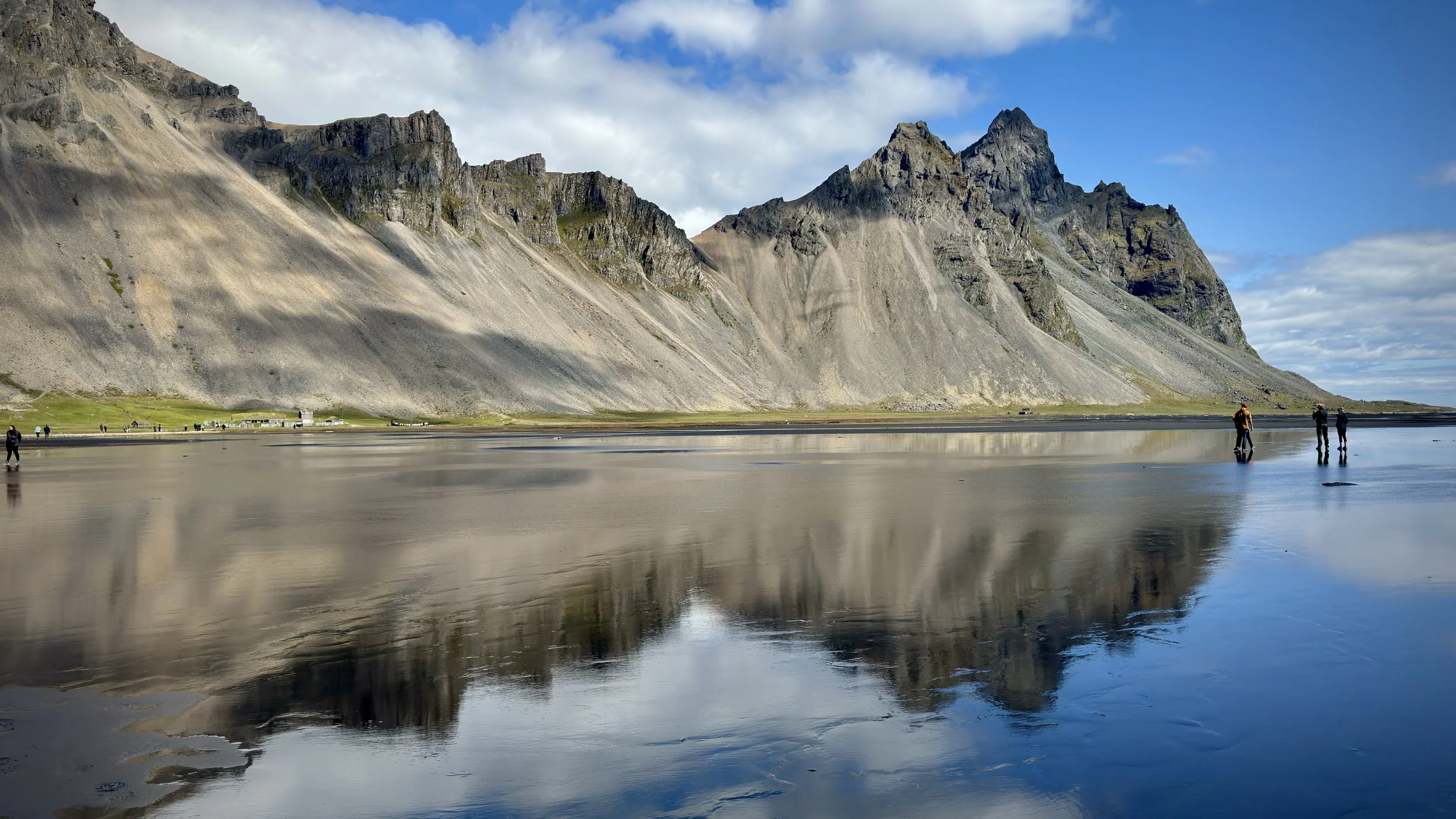 15 Pro - Vestrahorn Mountains during low tide.