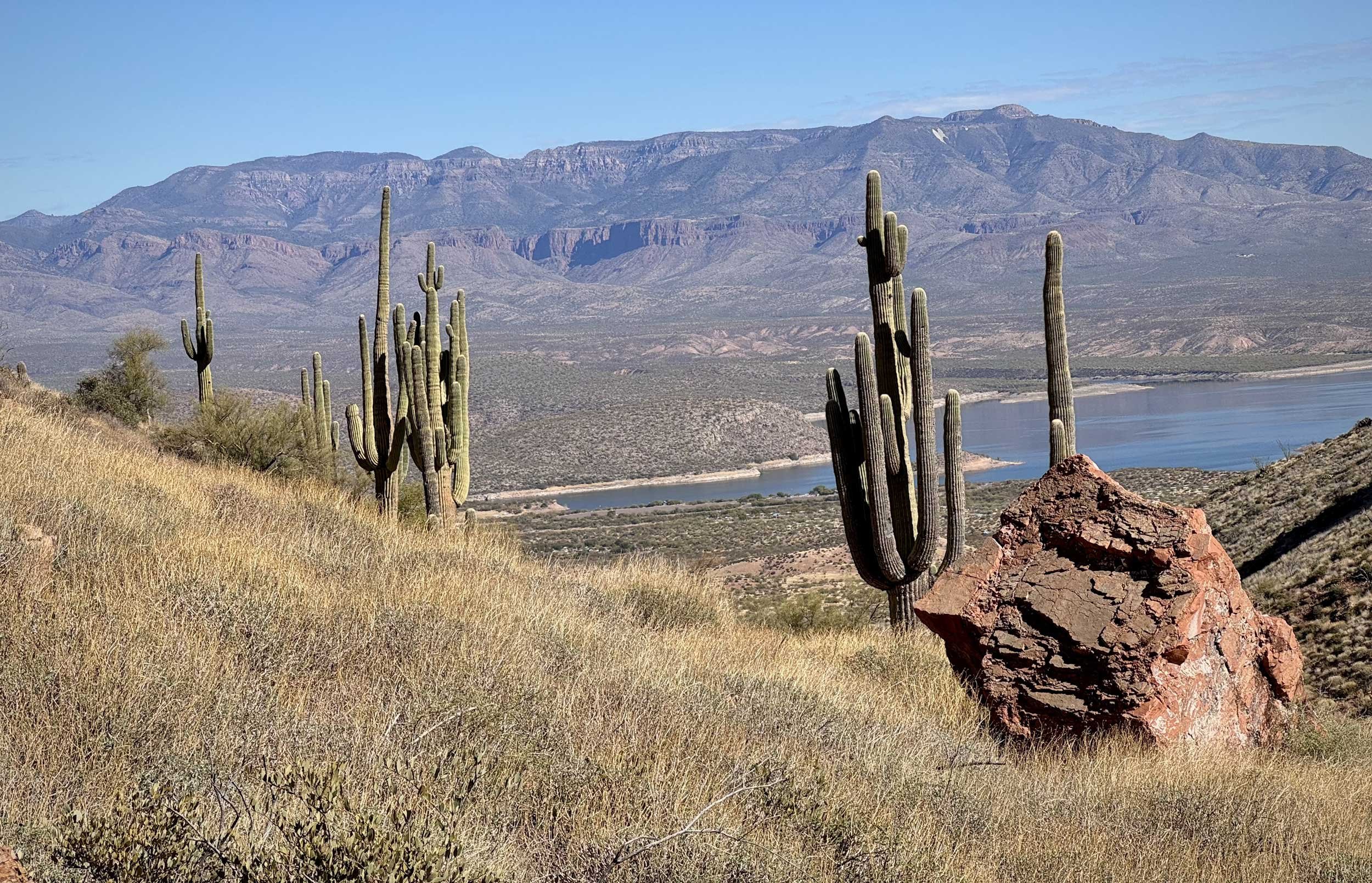 15 Pro - Tonto National Monument overlooking Theodore Roosevelt Lake.