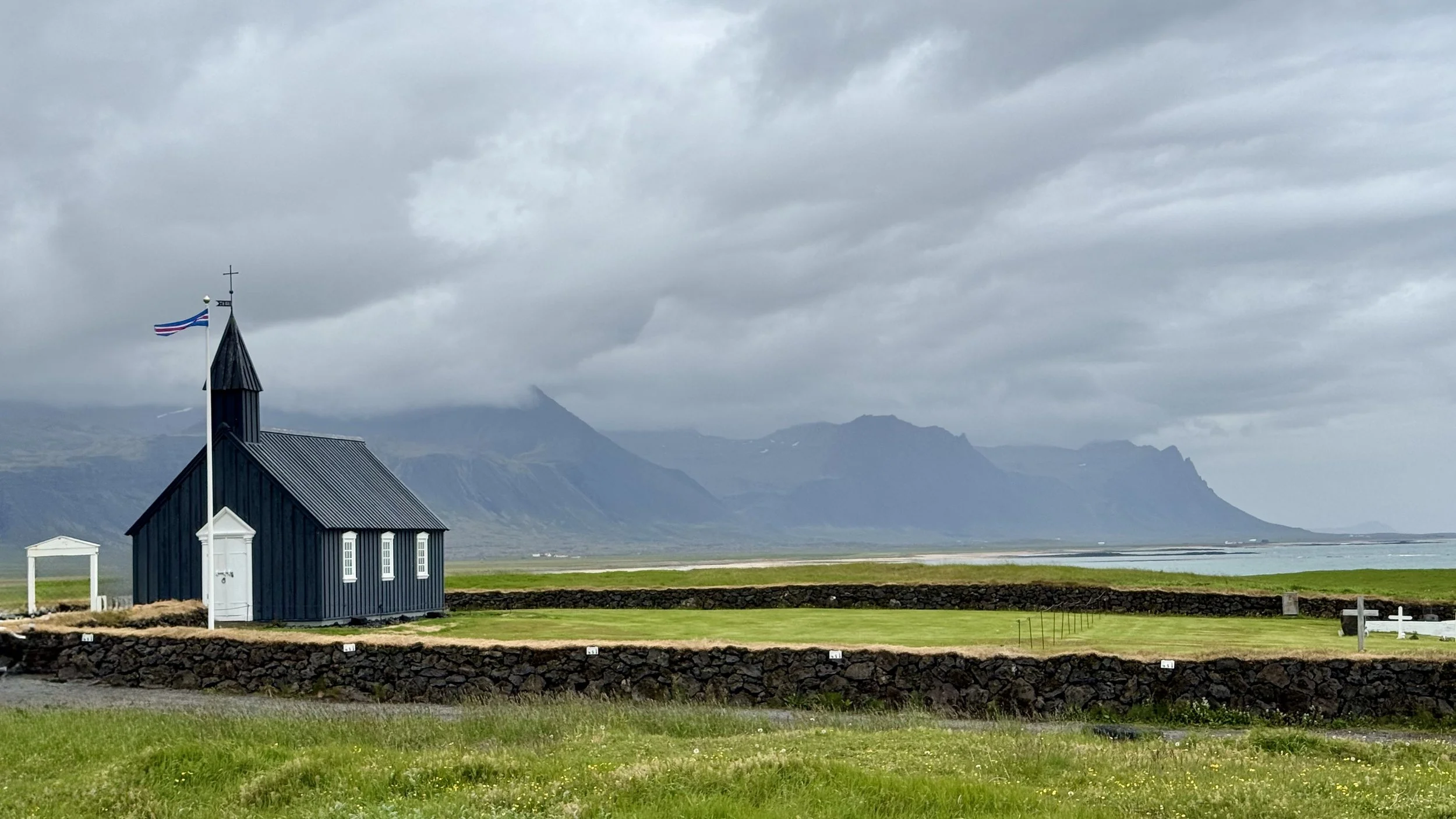 15 Pro - Budakirkja (The Black Church of Budir) on the Snaefellsness Peninsula