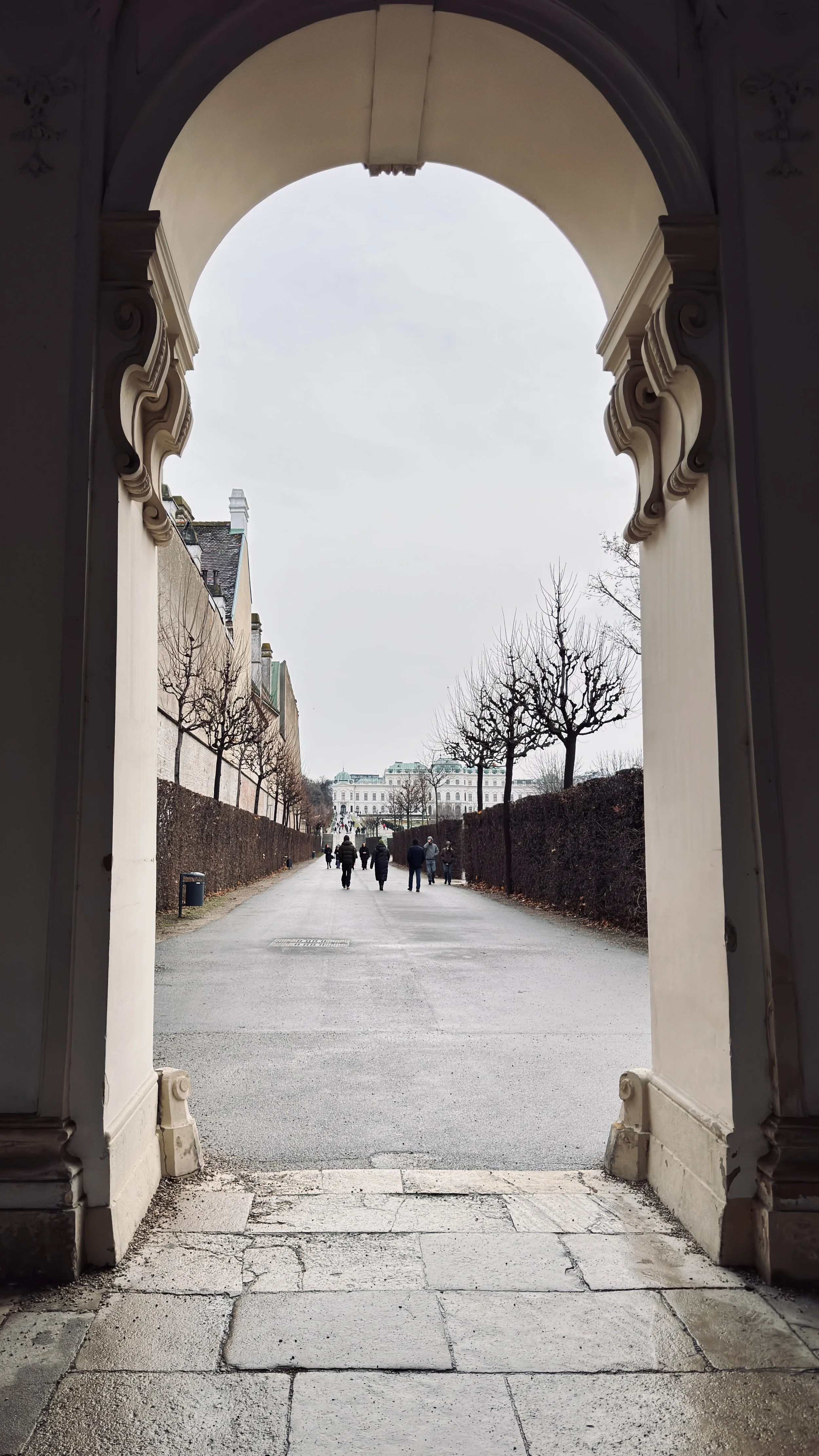 Arches are common in Vienna
