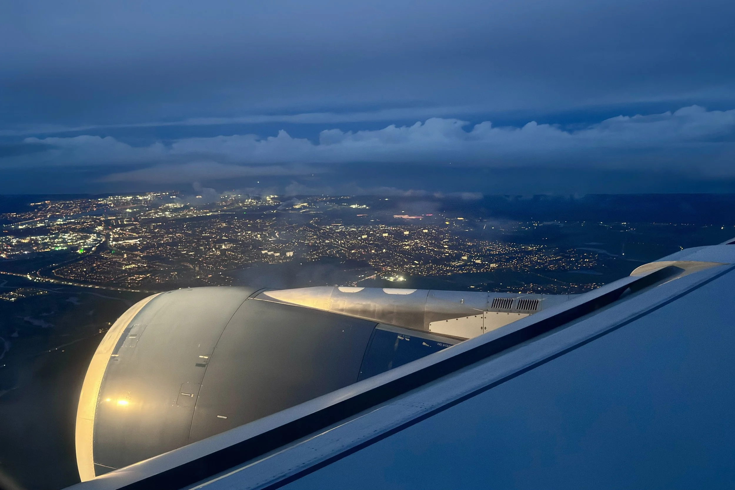 Approaching Amsterdam