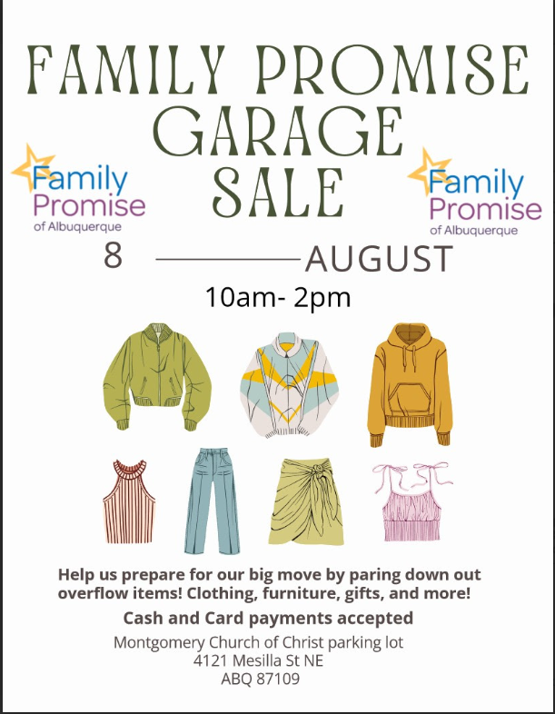 Family Promise Garage Sale