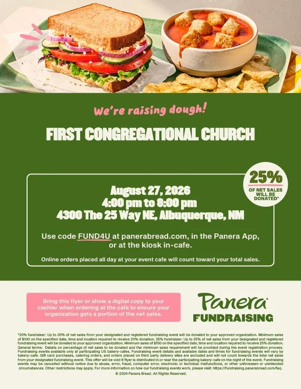 Fundraiser at Panera