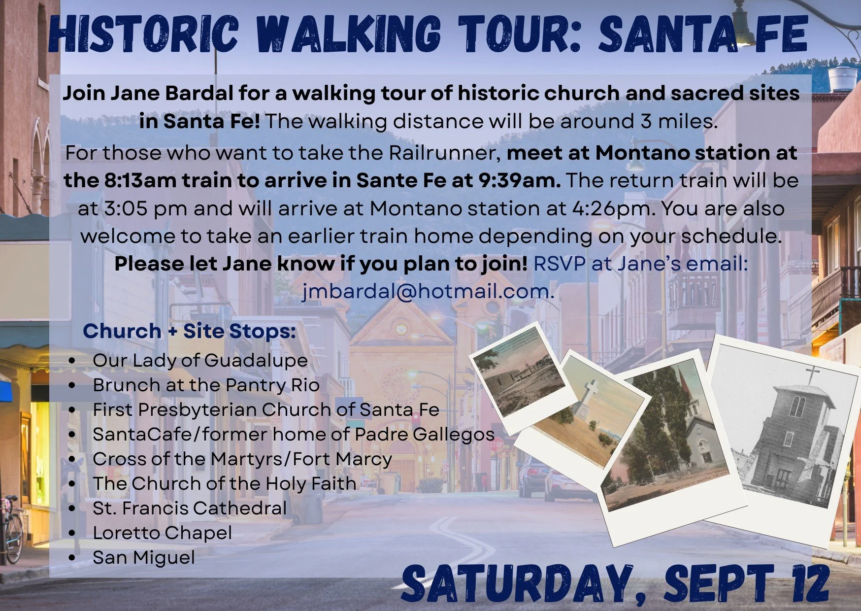 Historic Walking Tour Santa Fe