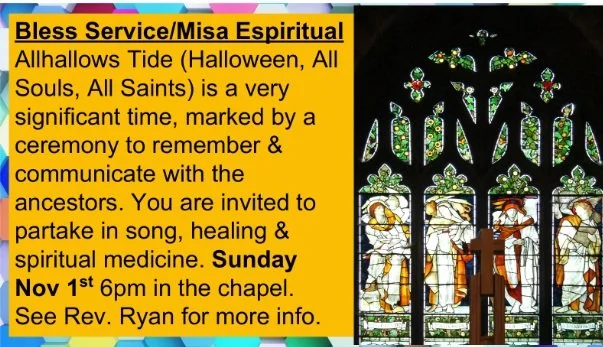 Bless Service/Misa Espiritual