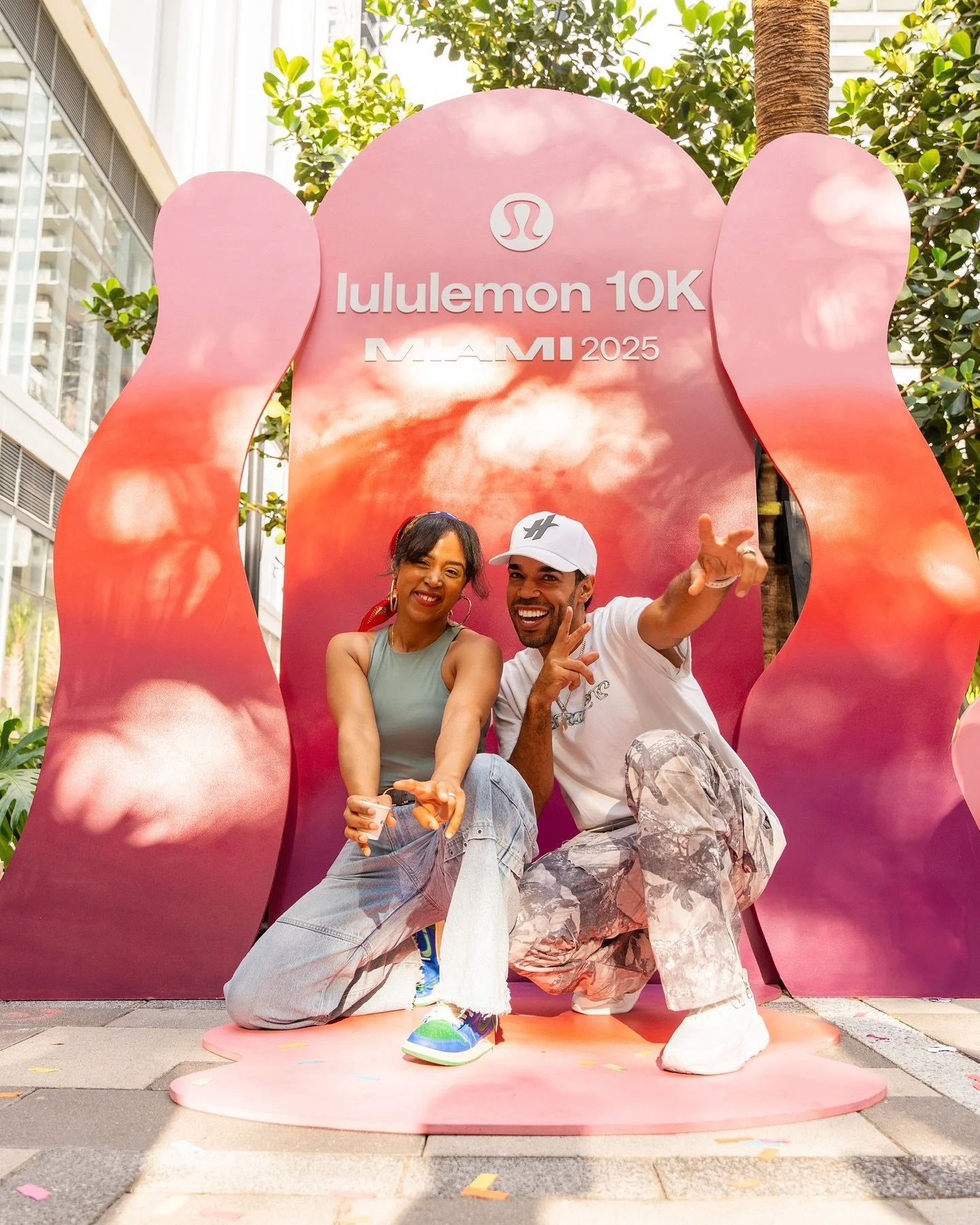 One backdrop, Endless events. Proud to see this design we originally made with @vacostudio evolving and becoming a Lululemon staple @lululemon