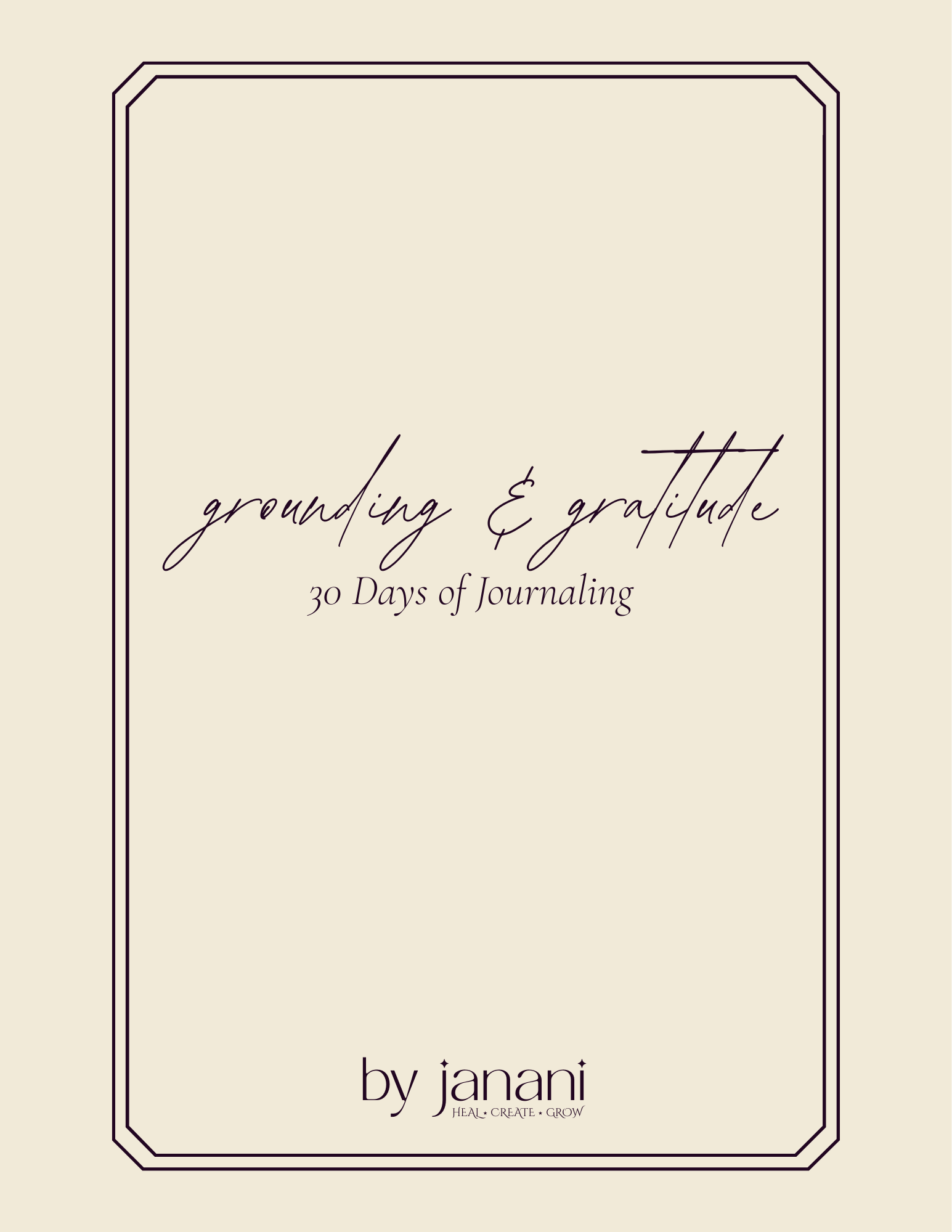 30 Days of Journaling - Grounding & Gratitude