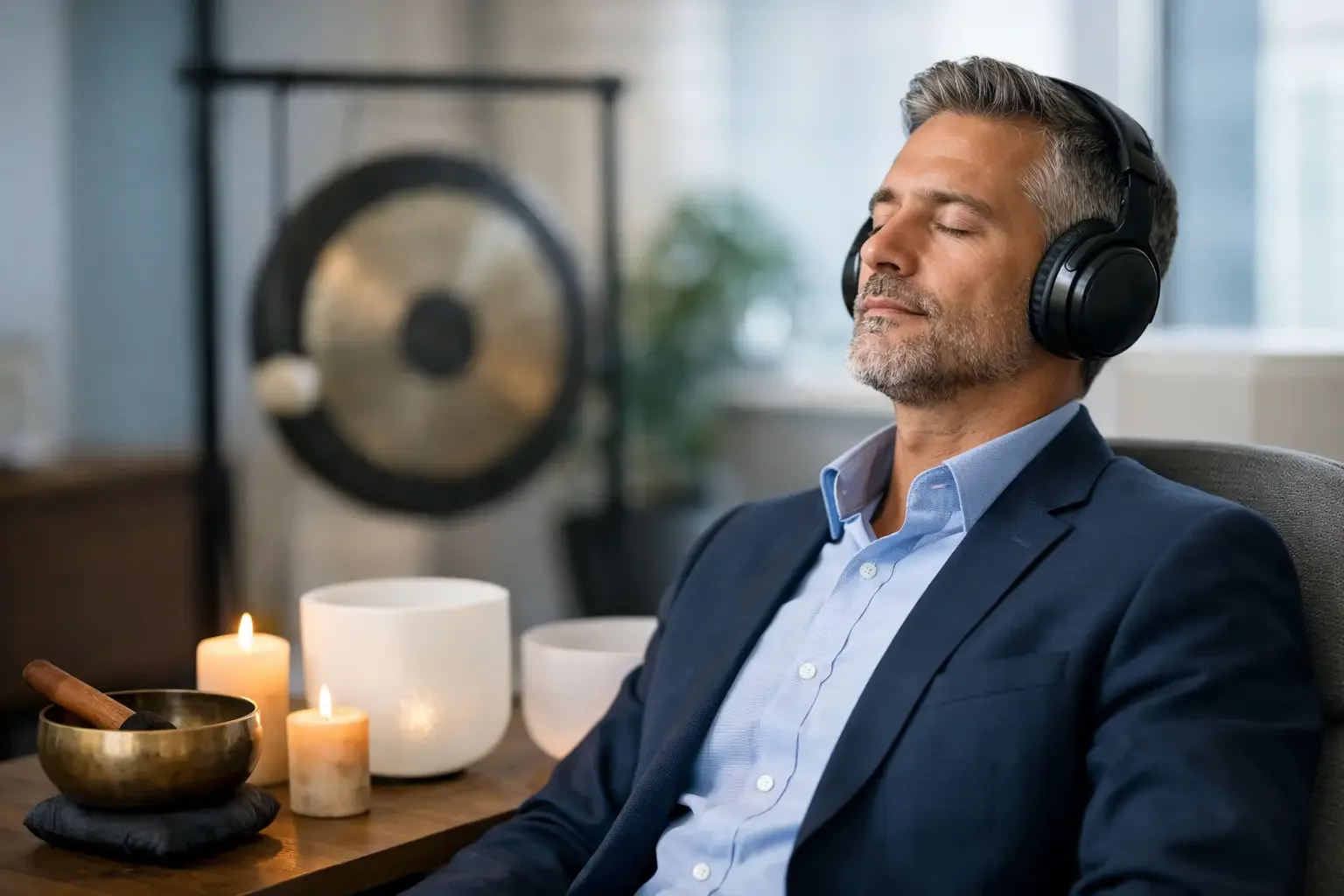 Sound Therapy for Executive Stress by Unwind Sound Lounge