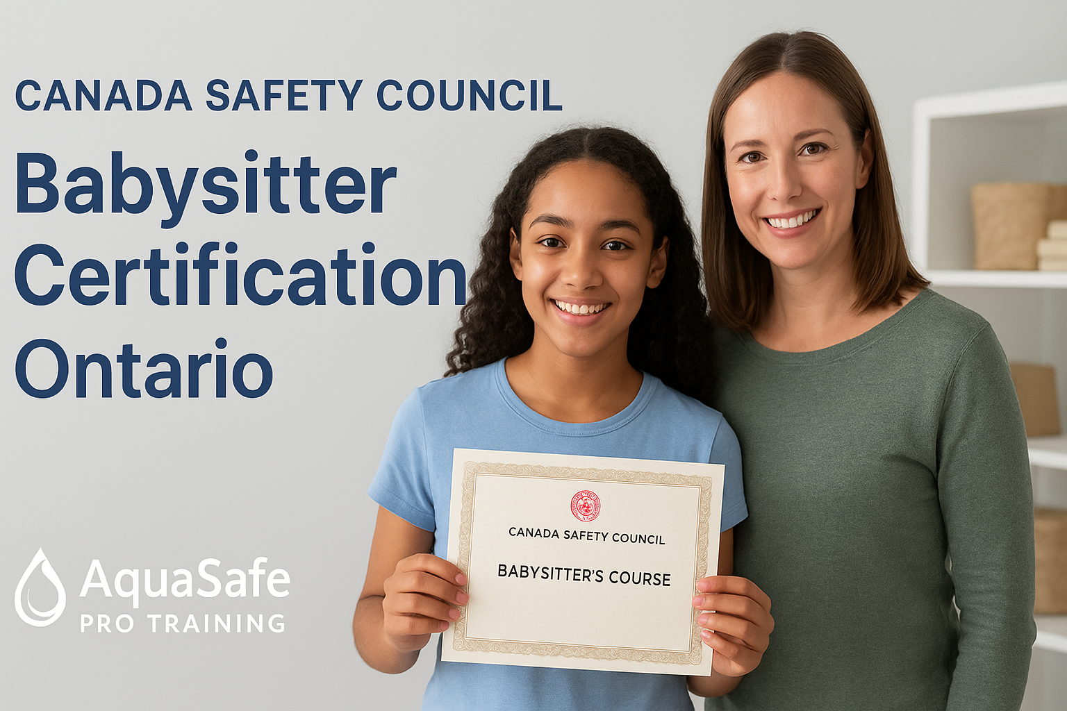 Why Canada Safety Council Babysitter Certification Matters for Ontario Teens