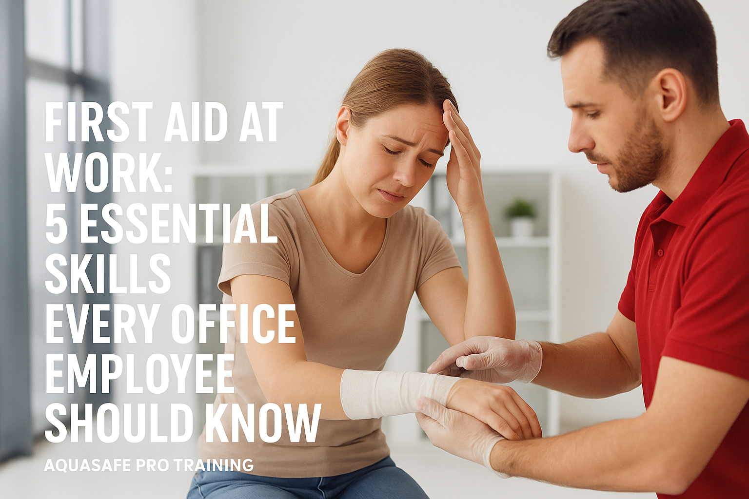 🏢 First Aid at Work: 5 Essential Skills Every Office Employee Should Know