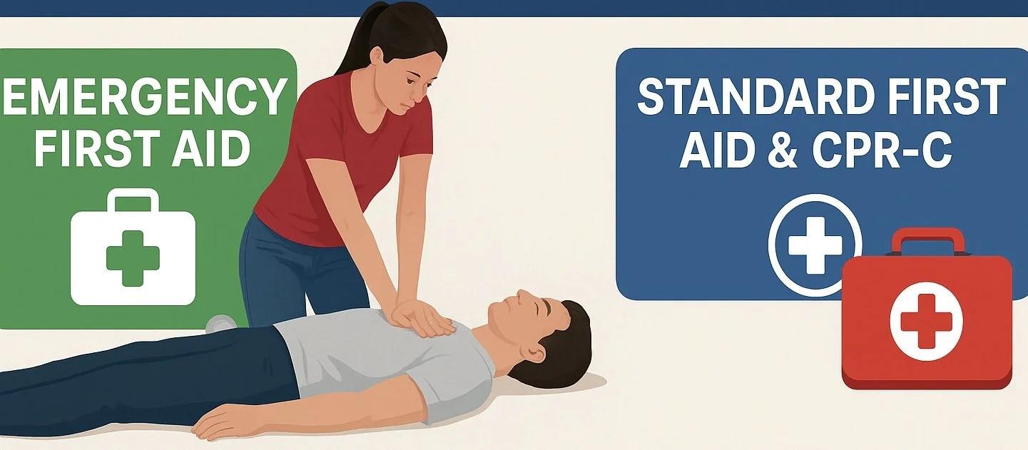 Emergency First Aid vs Standard First Aid & CPR-C in the GTA: Which Fits Your Needs?