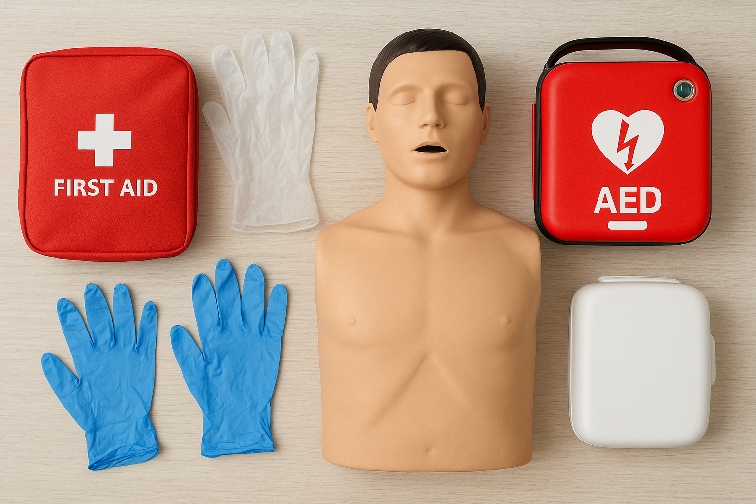 The Difference Between First Aid, CPR, and AED Training