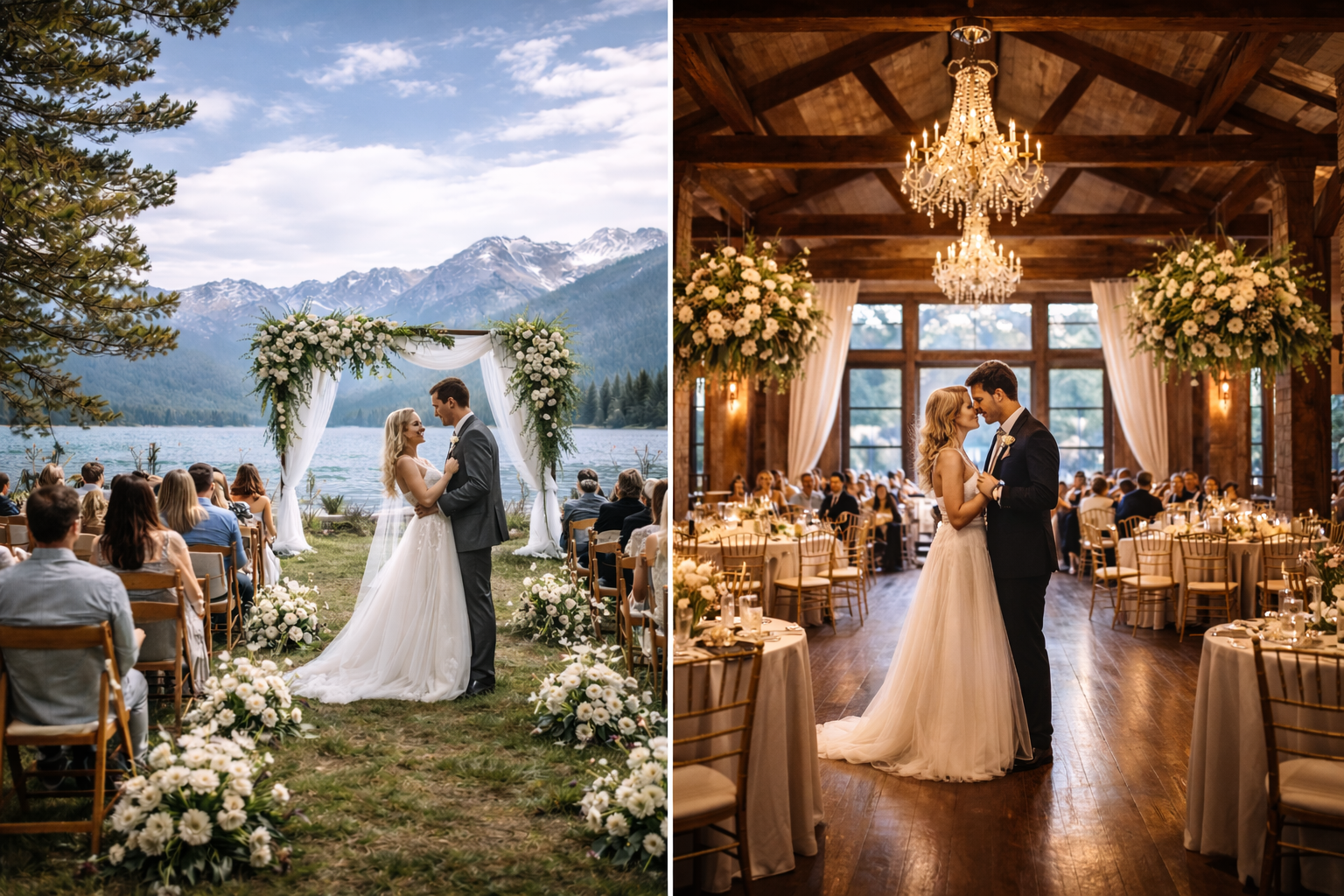 Indoor vs Outdoor Weddings in McCall, Idaho