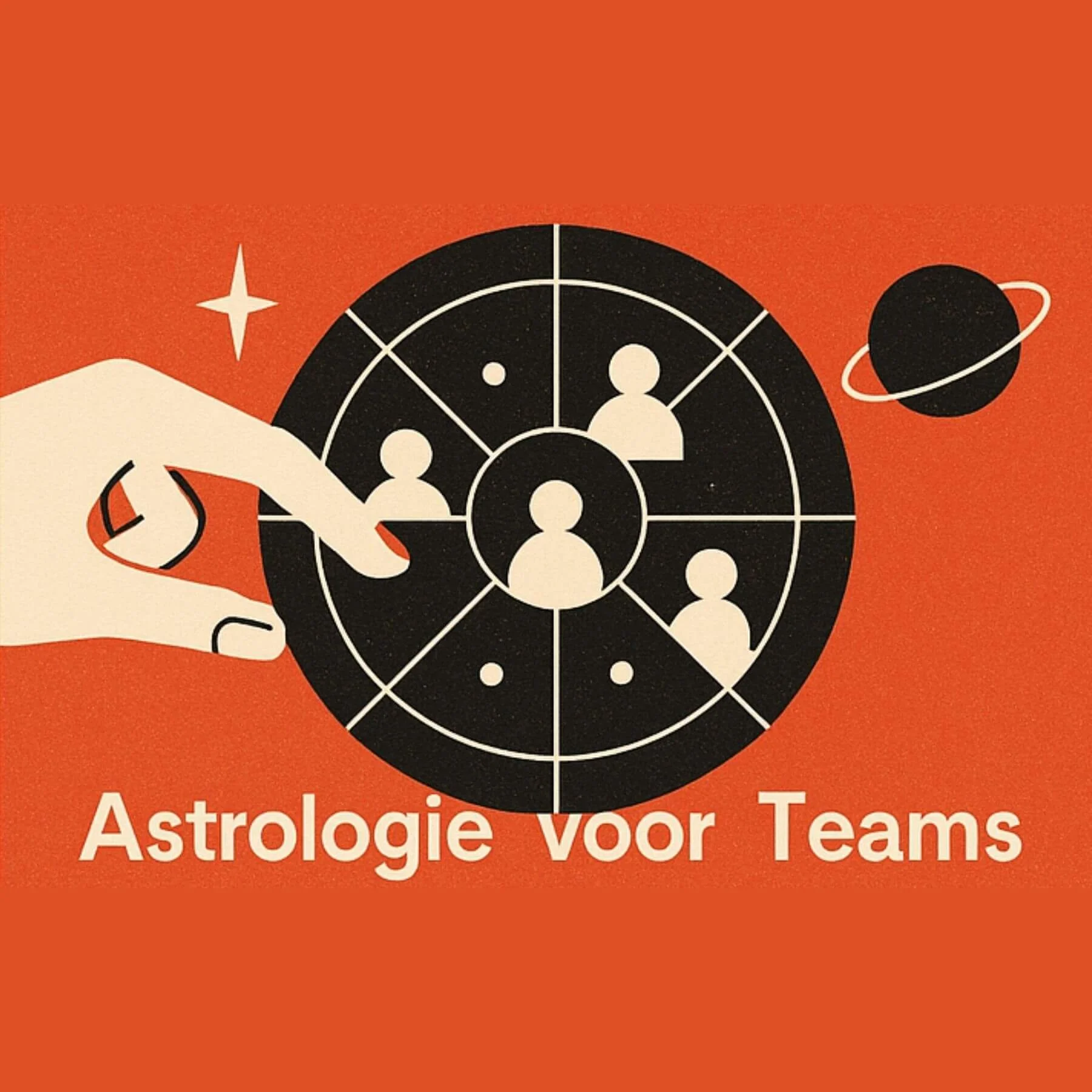 Grafische verbeelding van astrologie voor teams