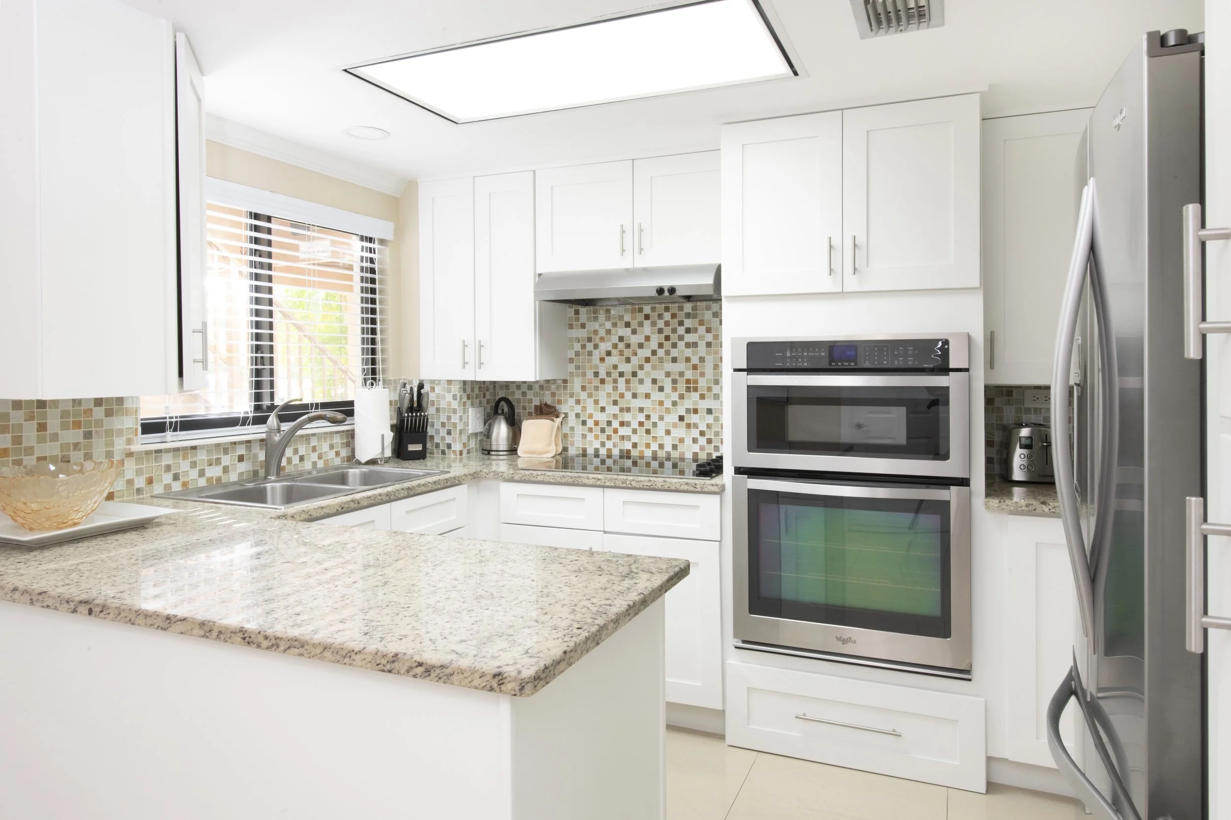 Resprayed Kitchen Cabinets