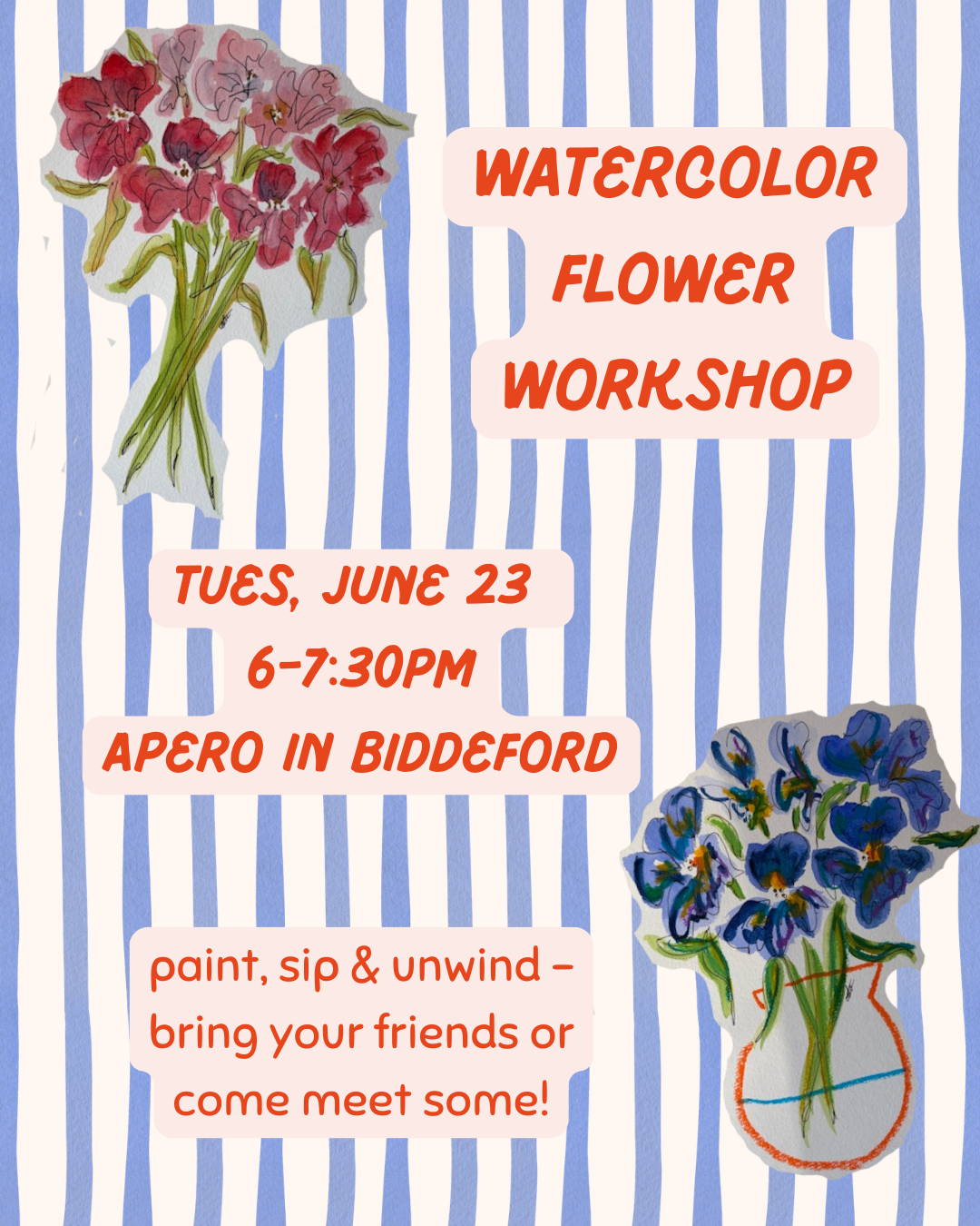 Watercolor Flower Workshop