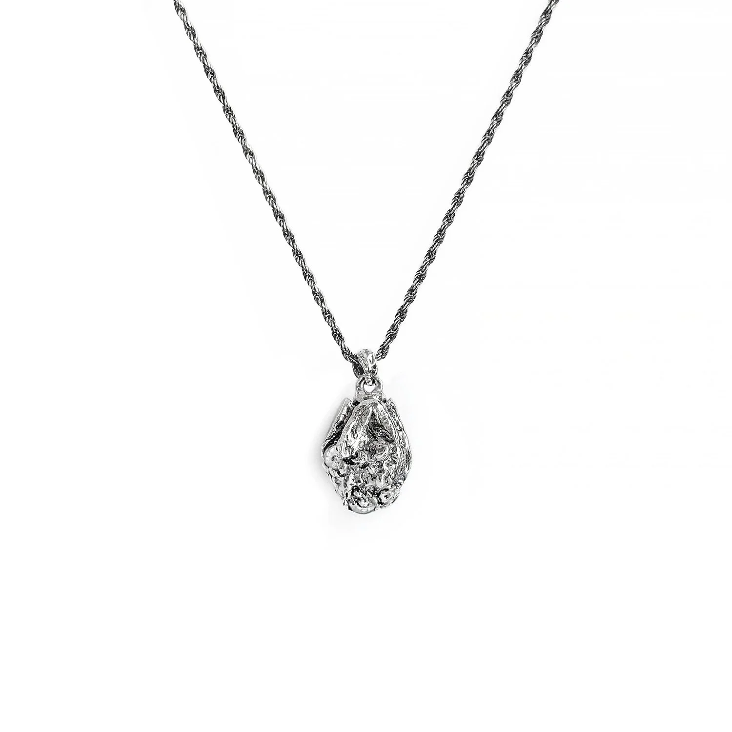 “The Sap That Stayed” Necklace | Antique Silver