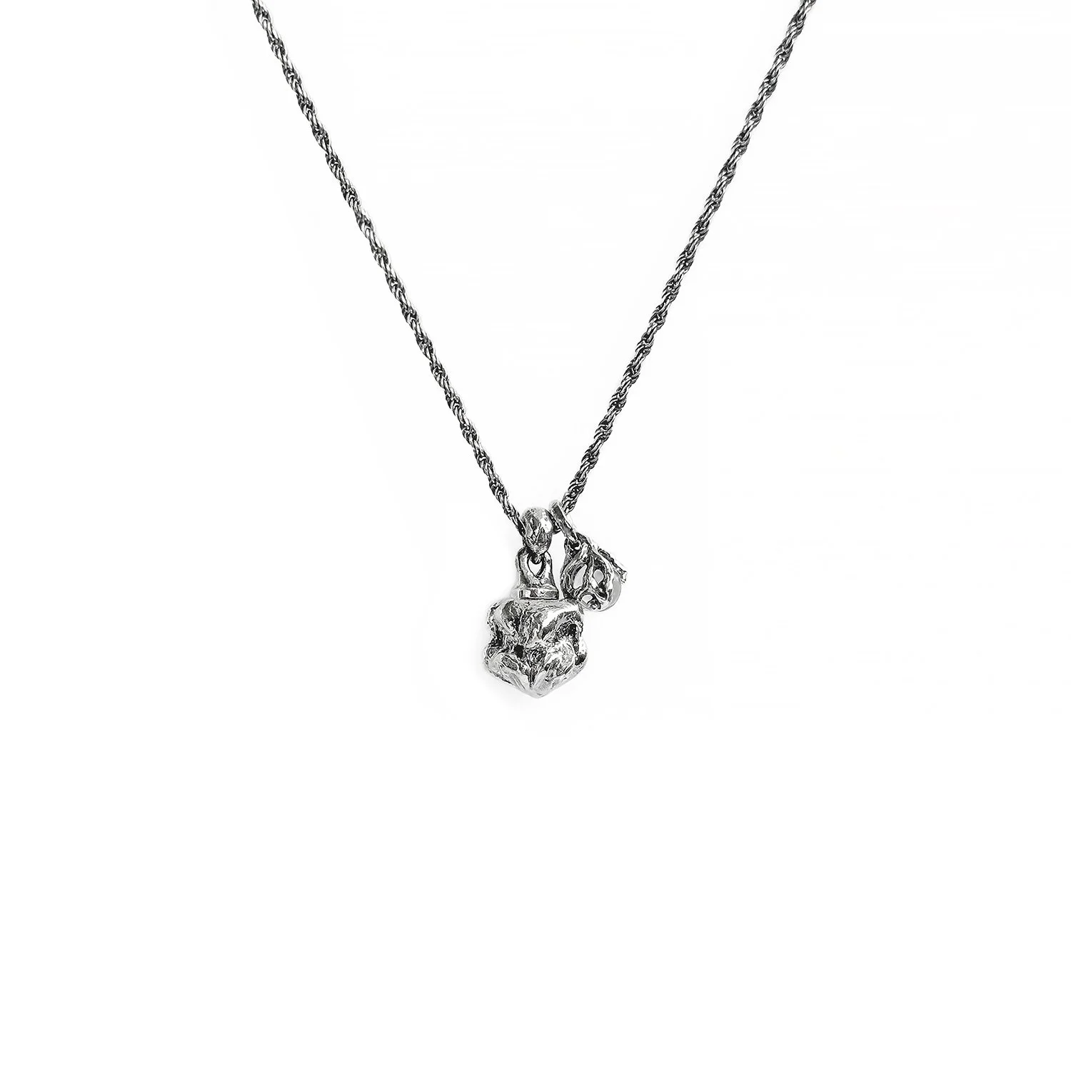 “Intervale” Necklace | Antique Silver