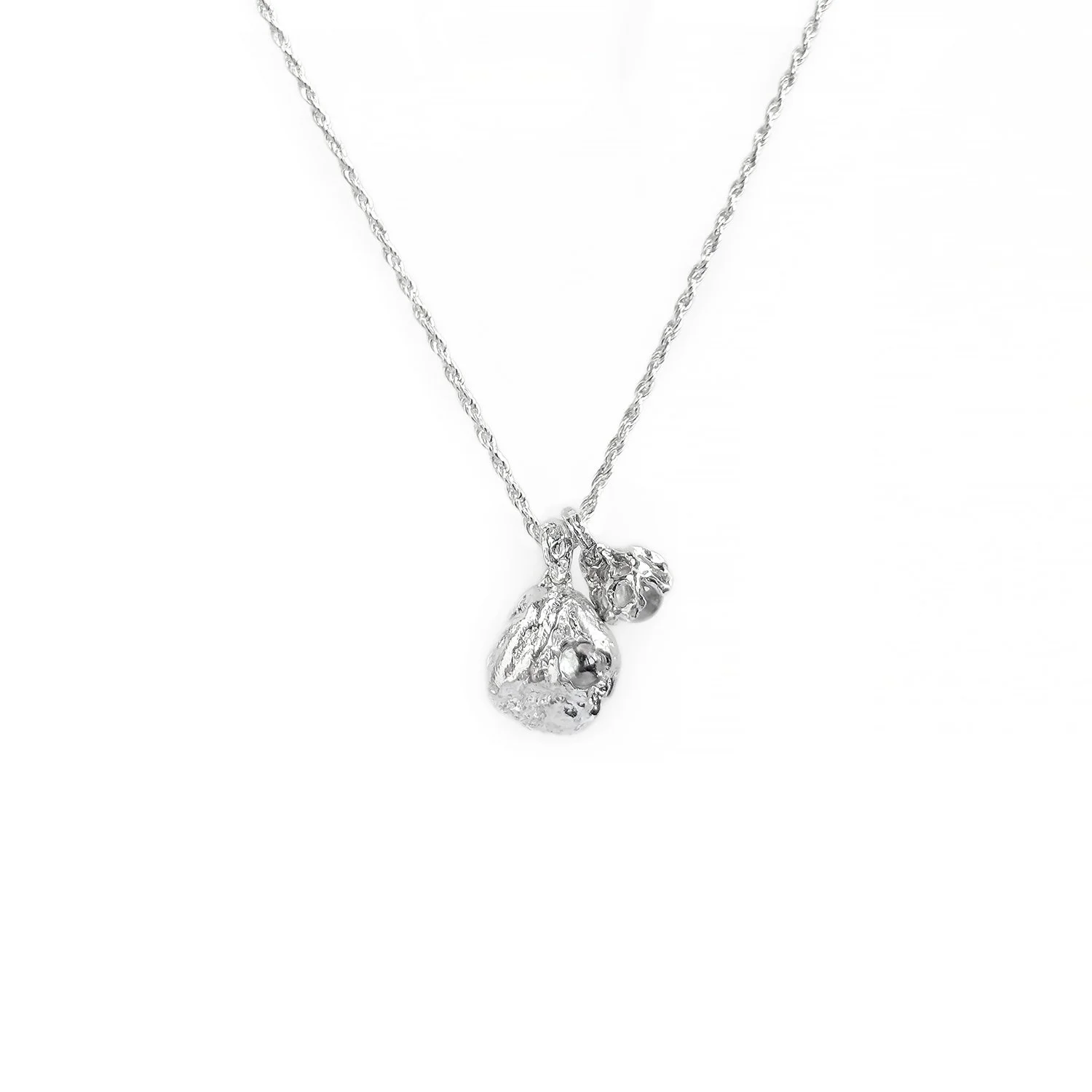 “Grain” Necklace | Silver