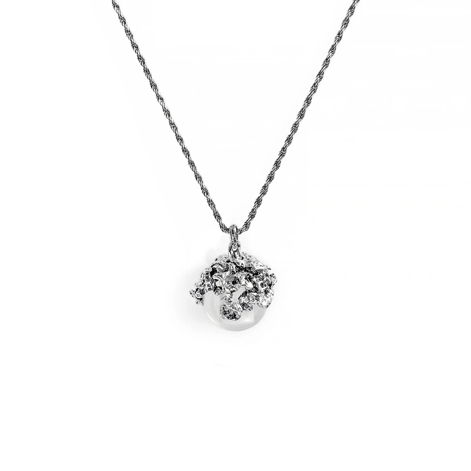 “Overgrown” Necklace | Antique Silver