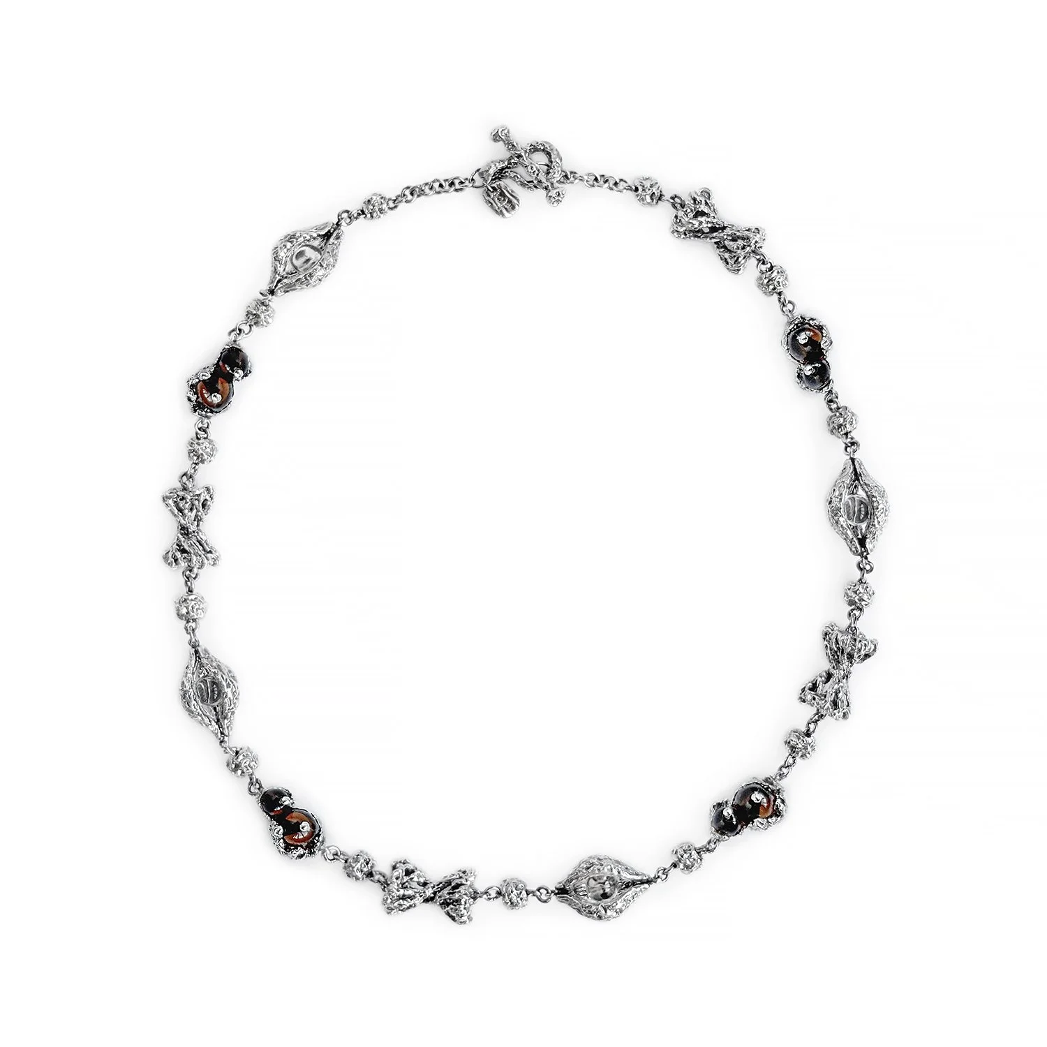 “What the Tree Remembers” Necklace w/ Blood Amber