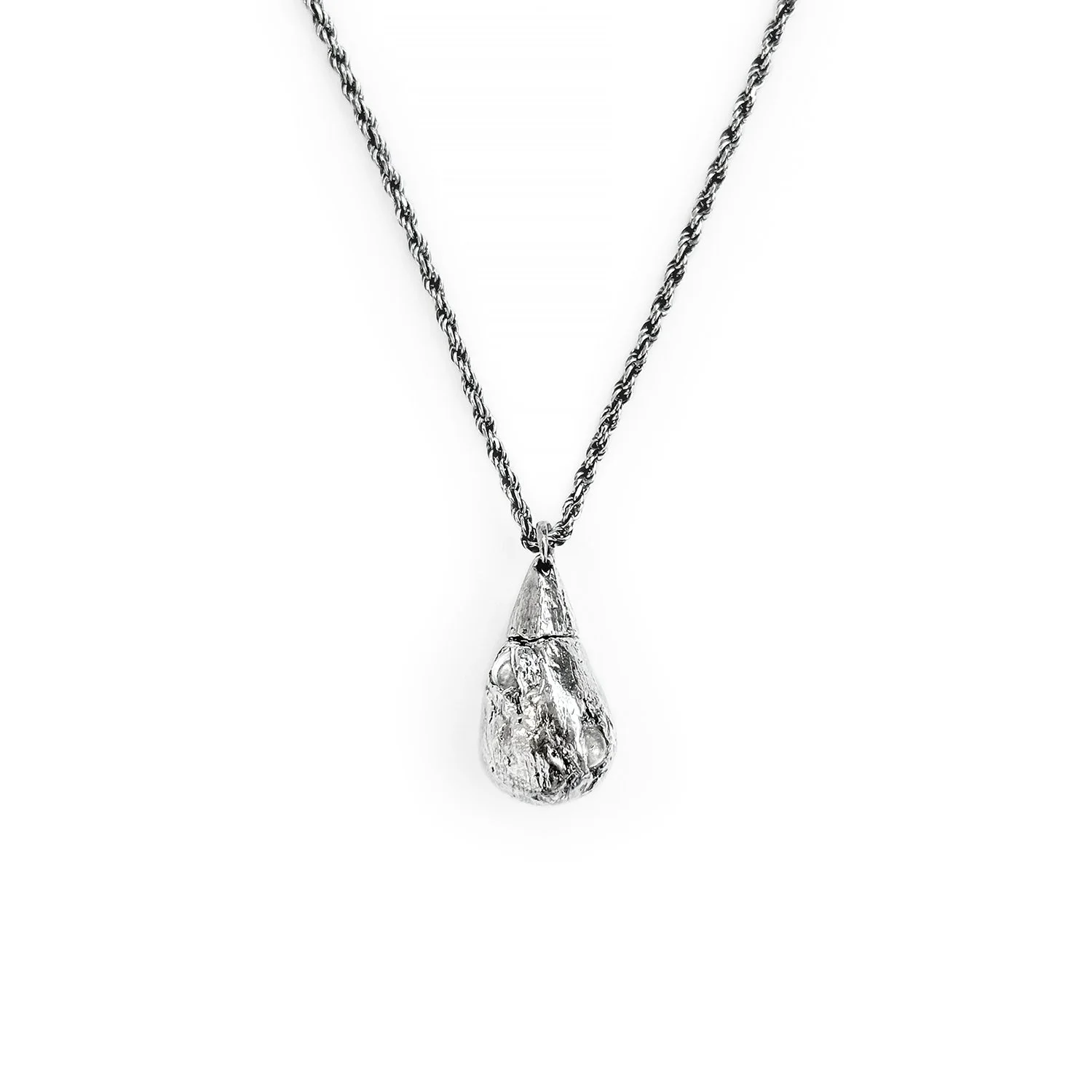 “Heft” Necklace | Antique Silver