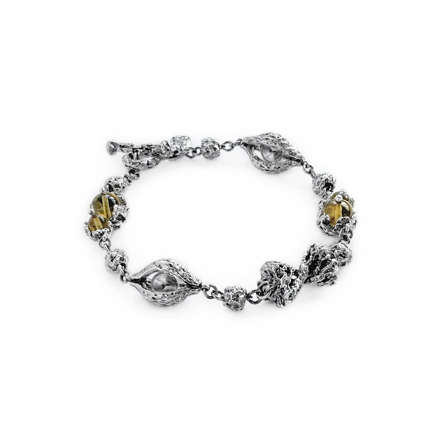 “What the Tree Remembers” Bracelet w/ Blue Amber