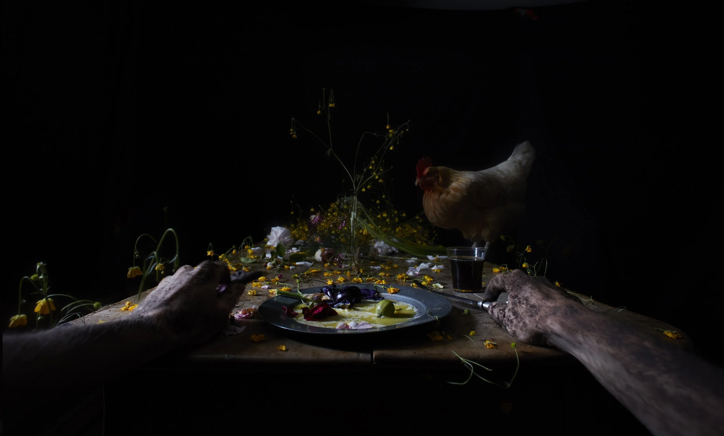 Edward Rollitt, Alfred Smee Prunes His Roses, 2024. C-type print.