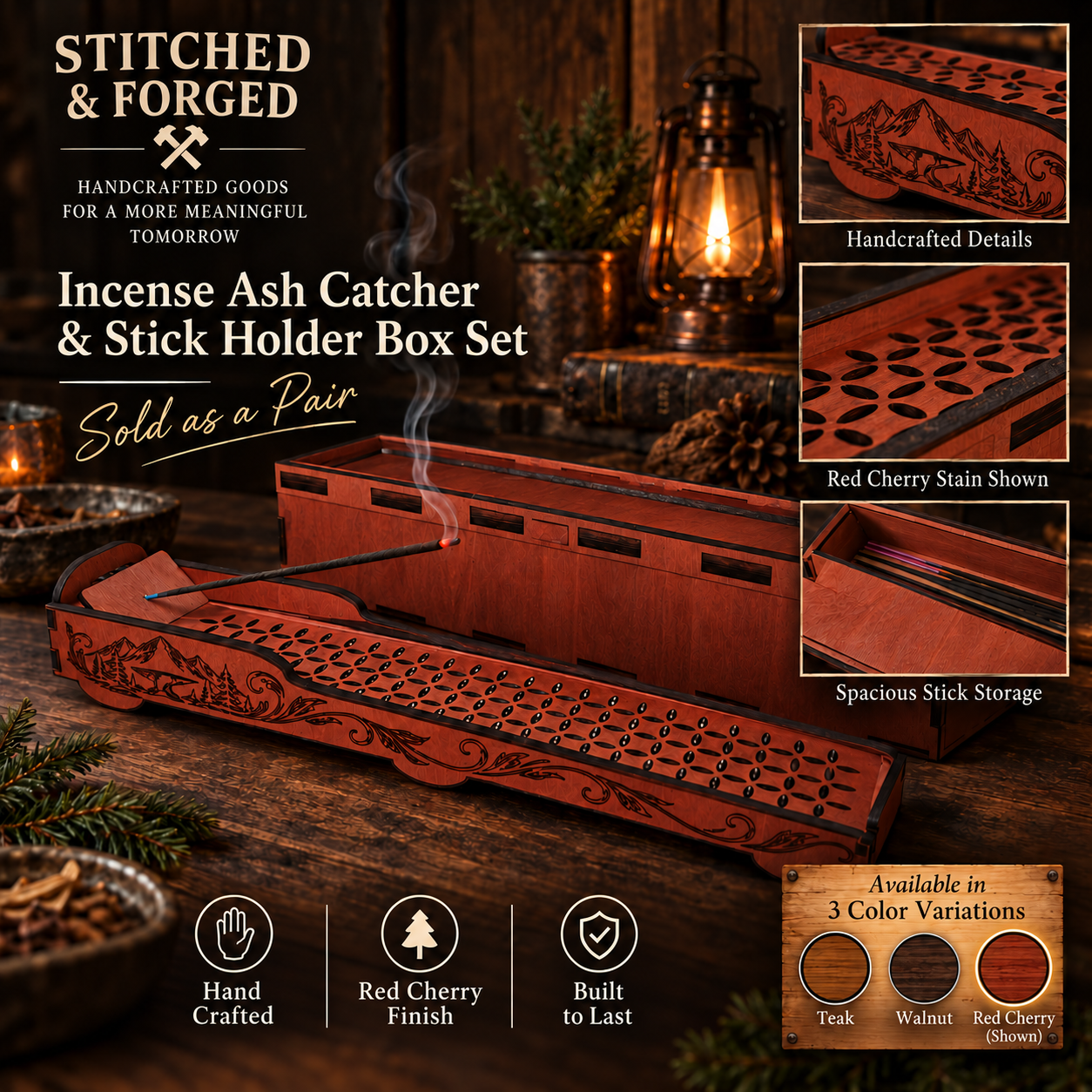 Incense Ash and holder kit red.png